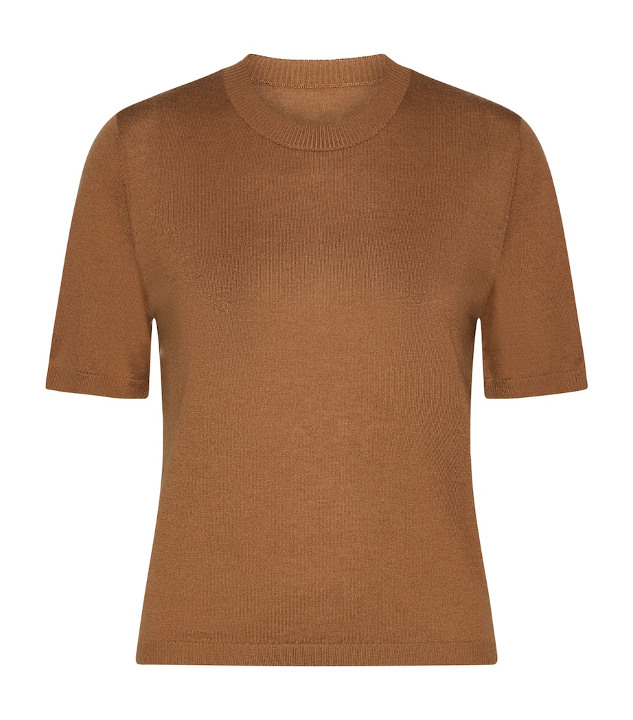 Marella Womens Wool Sweater Tobacco Brown Image 1
