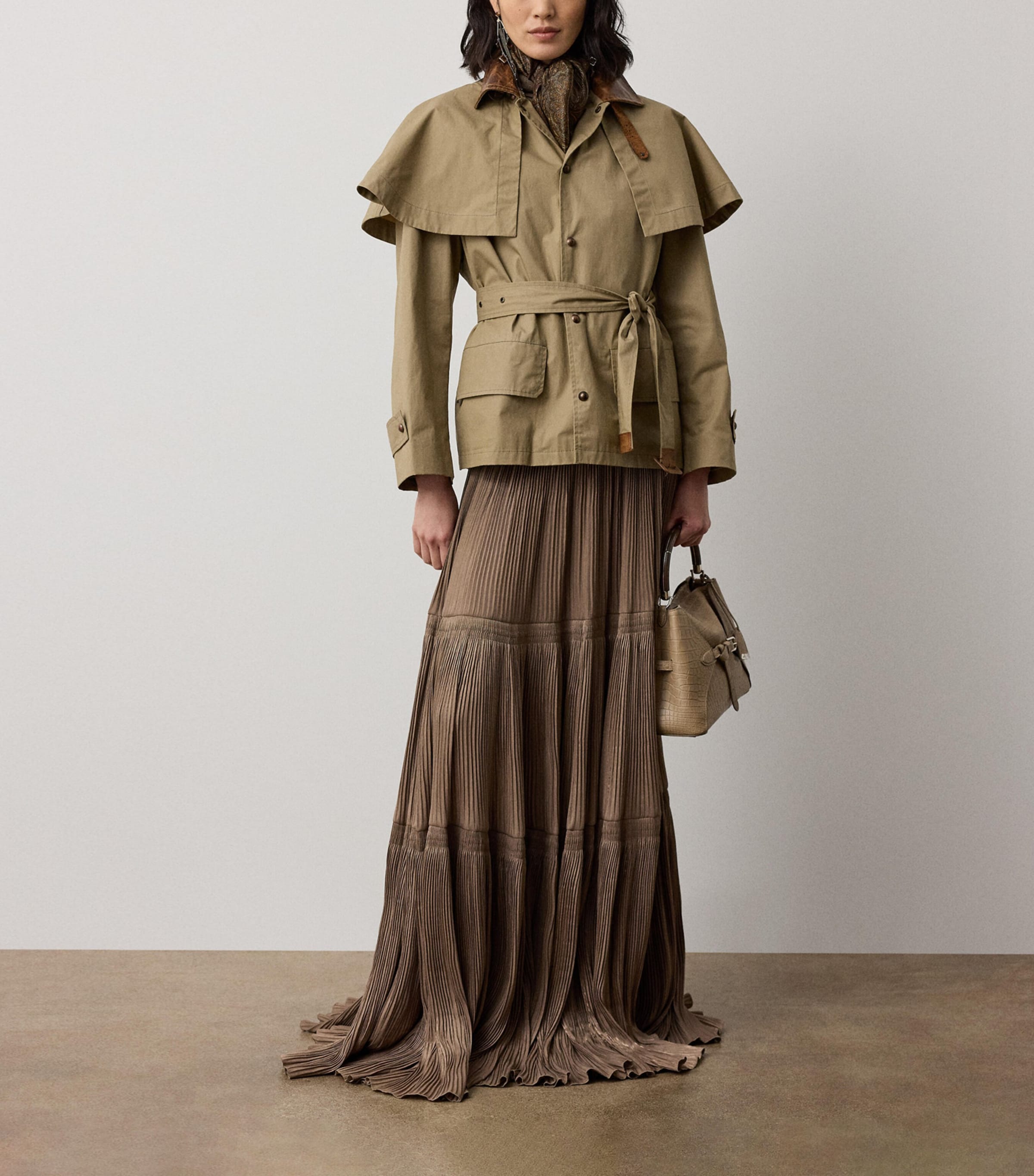 Ralph Lauren Collection Brown Brannigan Short Trench Coat | Harrods US