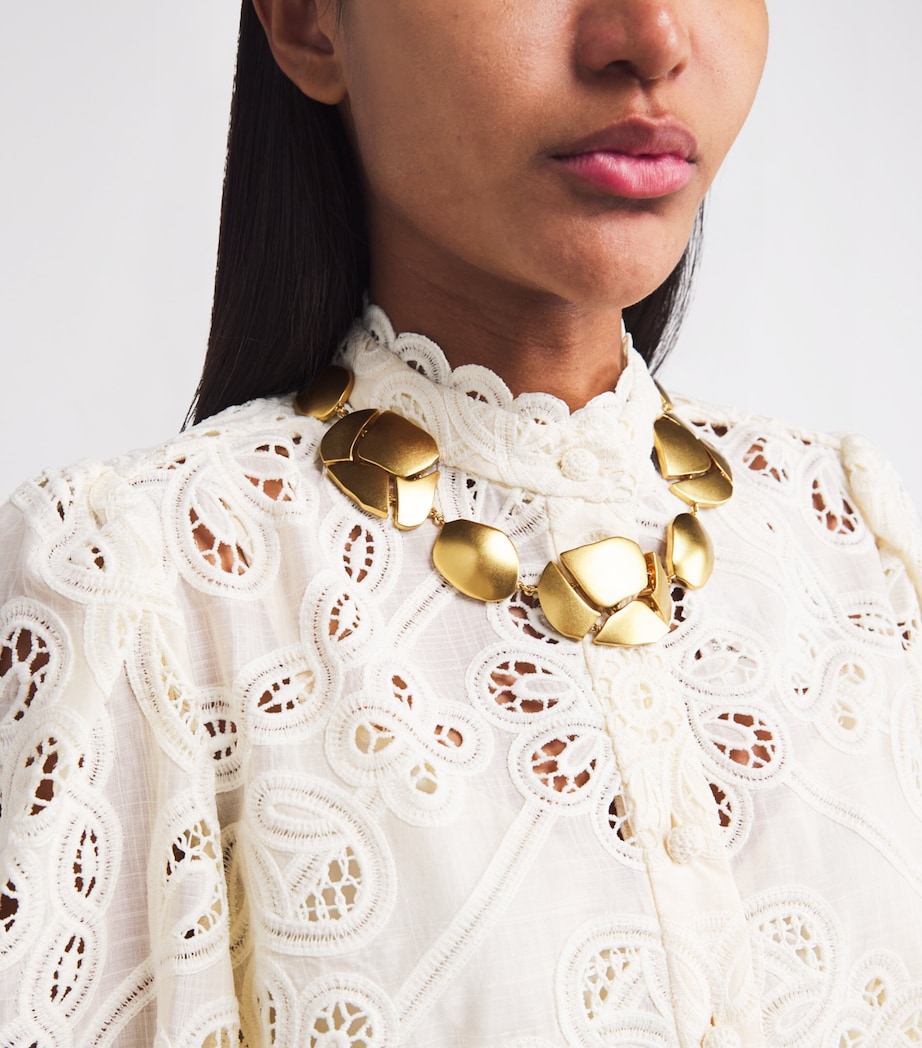 Cracked Byron Necklace GLD/GOLD Image 2