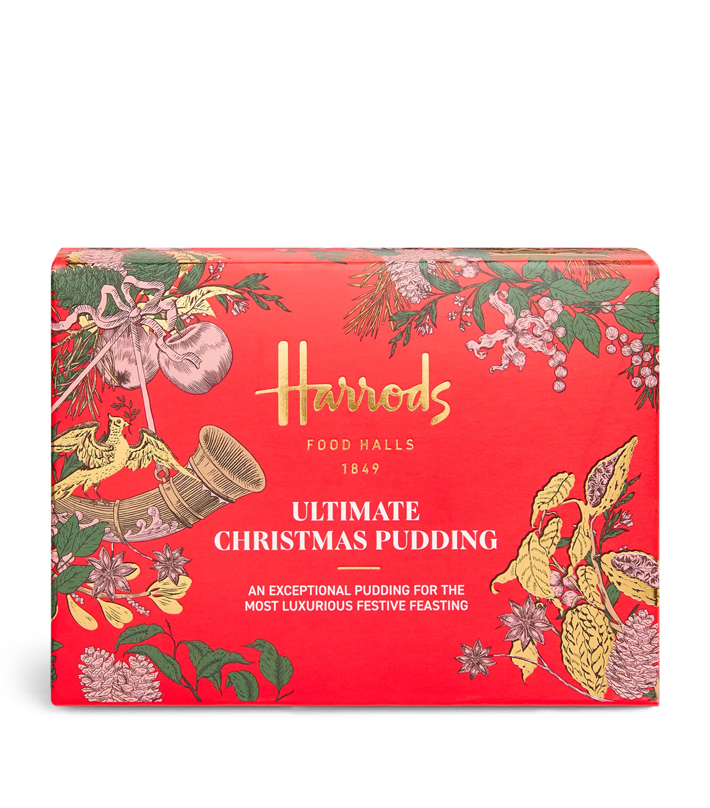 Harrods Ultimate Christmas Pudding (454g) | Christmas | Gifts | Designers | Harrods | Food | Puddings | Biscuits & Cakes | Free From | Vegetarian | Gifts for Foodies