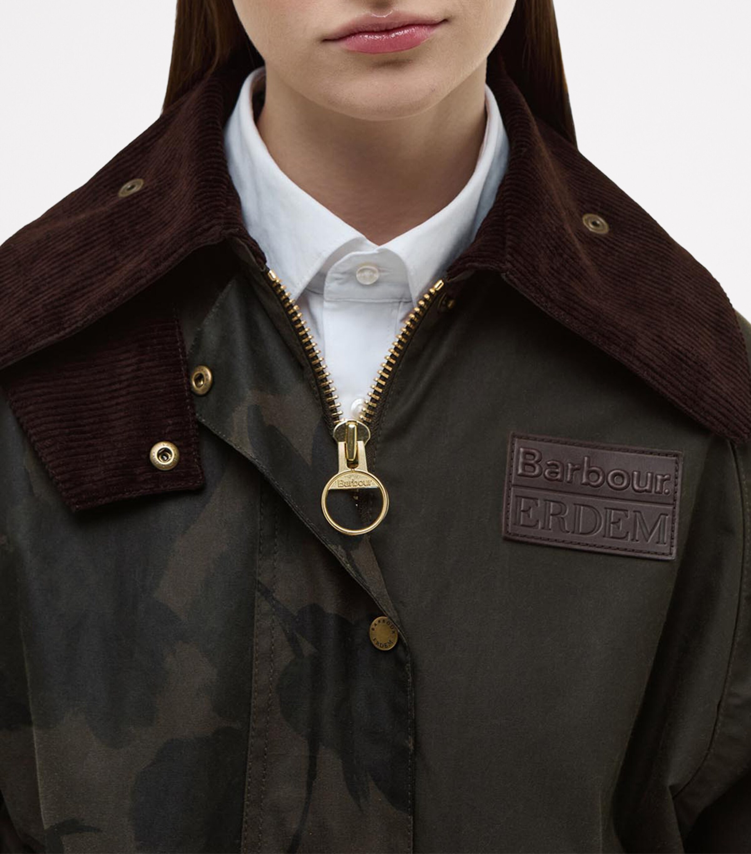 【関税・送料込み】 Baracuta X Barbour ERDEM Jacket Barbour x ERDEM Waxed Beauflower Jacket | Harrods UK