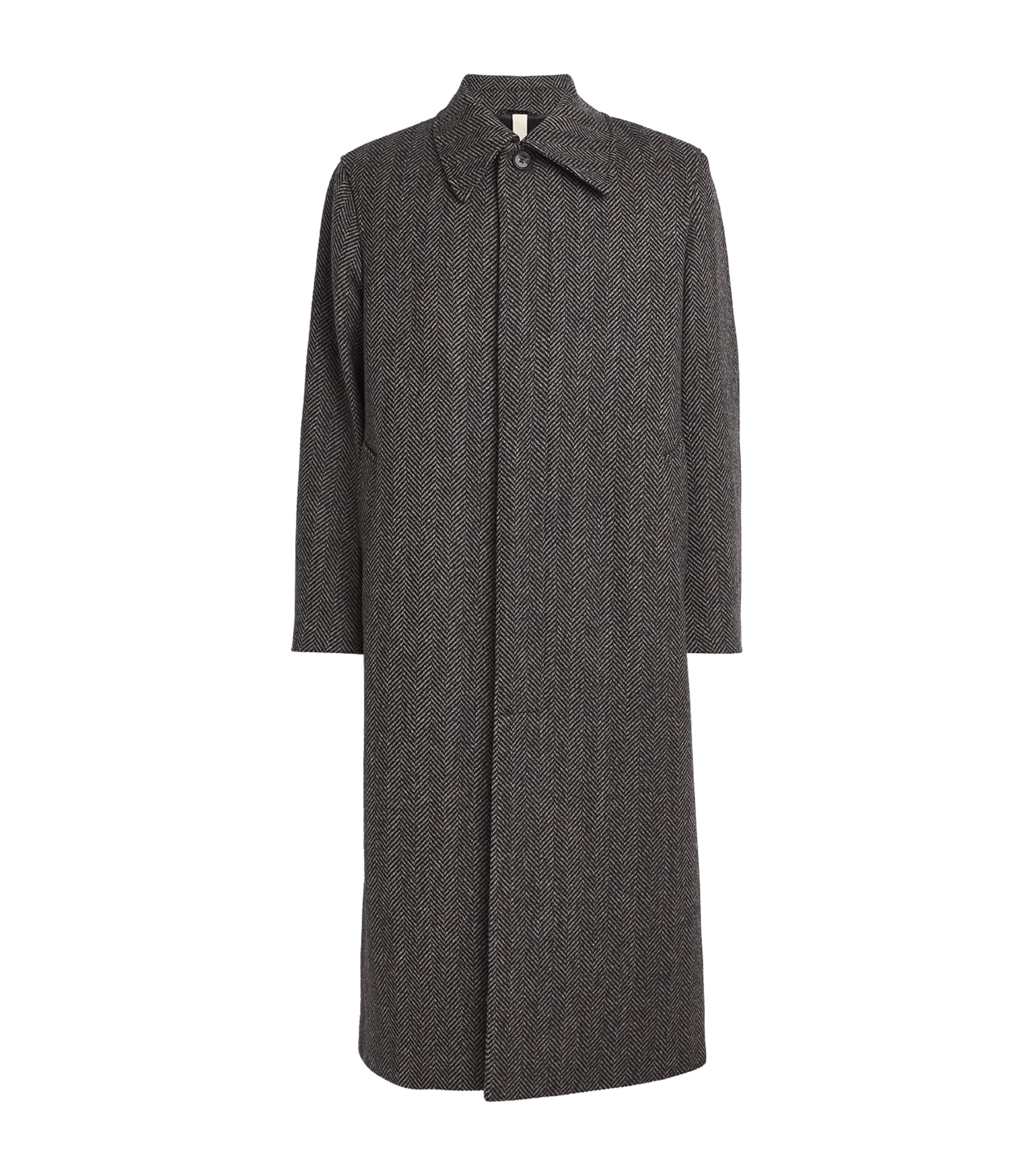 Sunflower Wool Coat In Anthracite