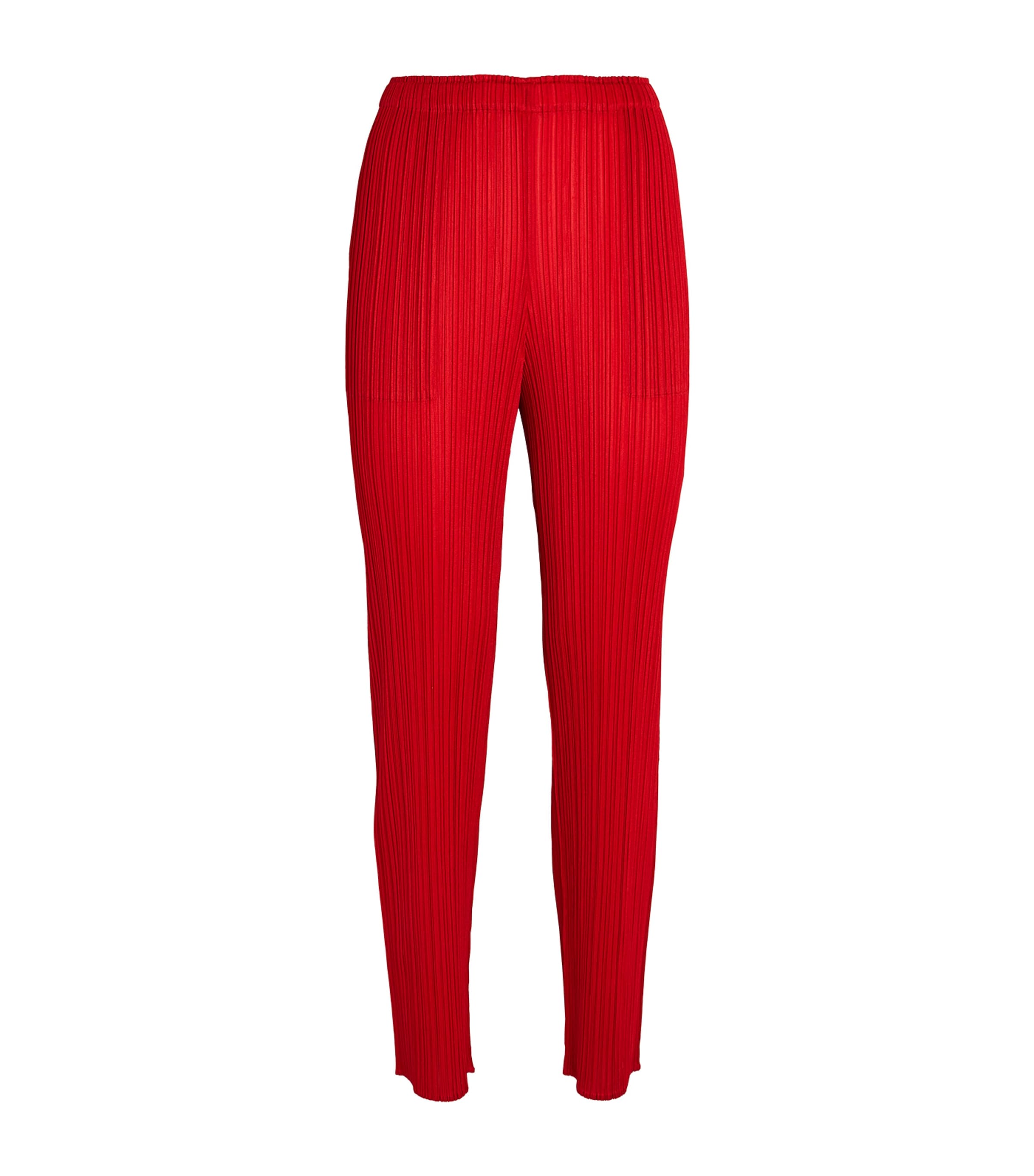 Pleats Please Issey Miyake Womens Basics Straight Trousers Image 1