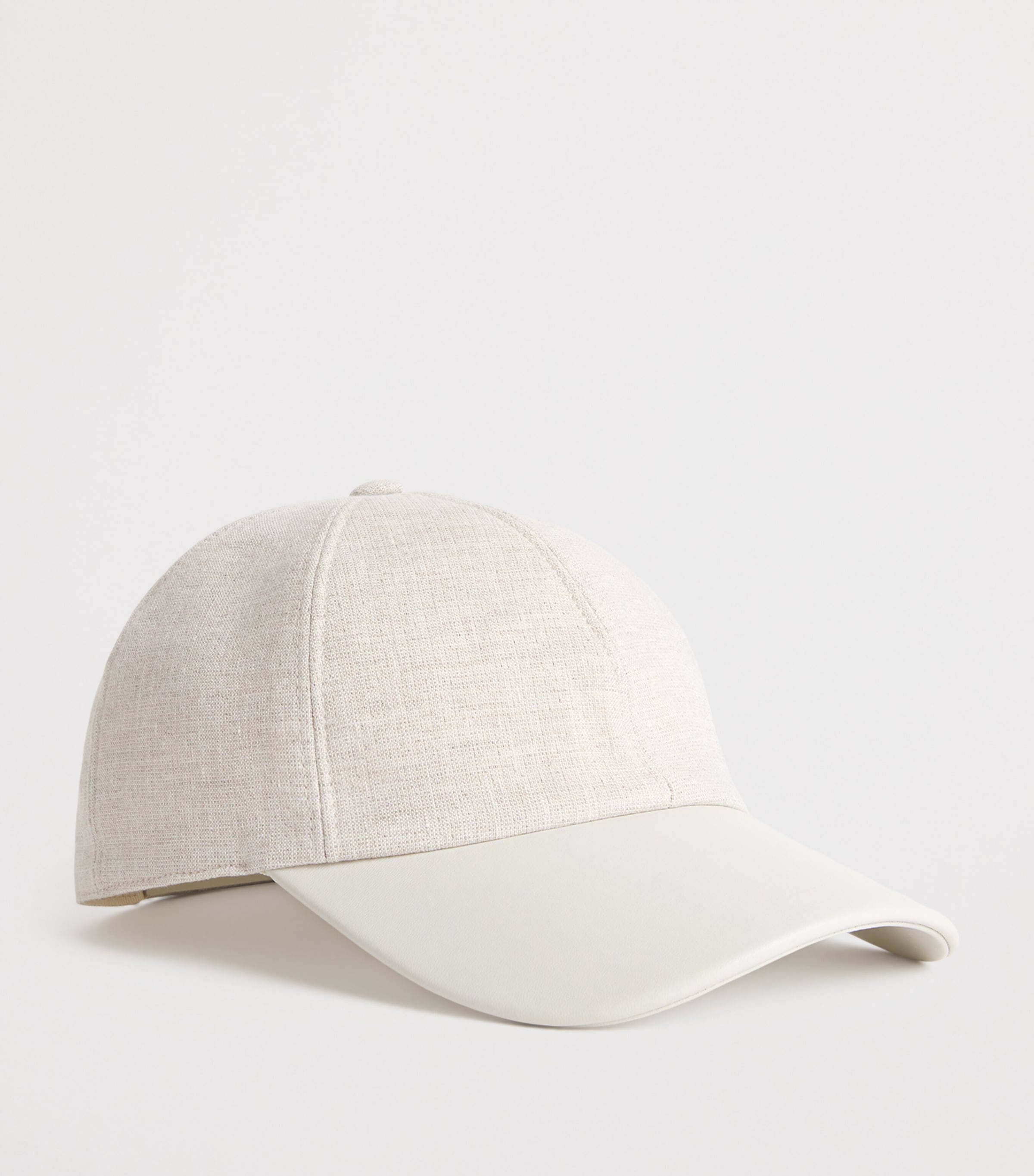 Eleventy Linen-Blend Baseball Cap Sabbia Image 2