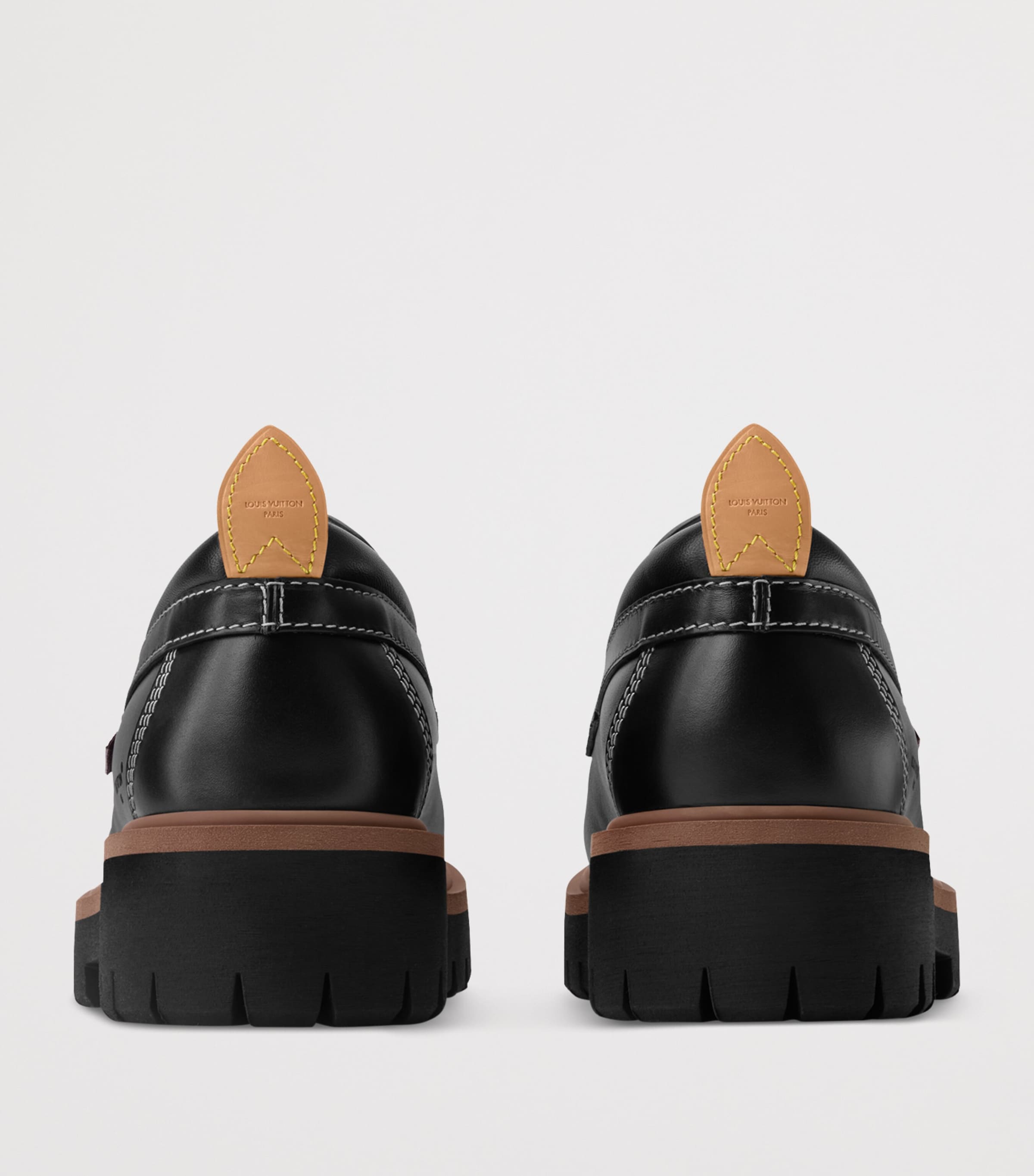 Leather Remix Loafers BLACK Image 5