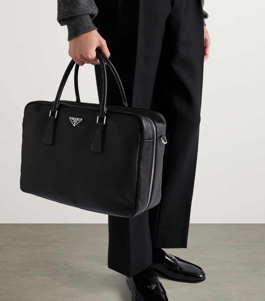 Leather Briefcase F0002 Image 7