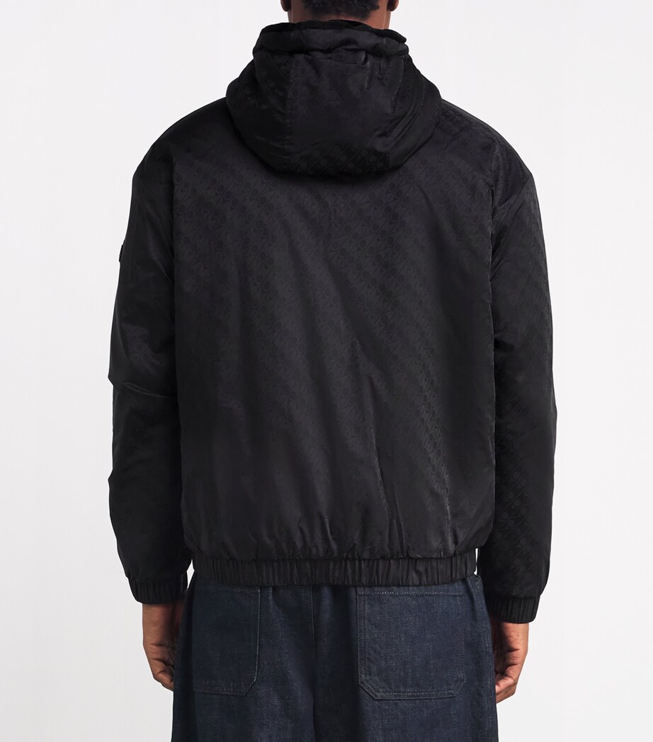 Reversible Borden Hooded Jacket BLCK/BLK MONO - 1118 Image 4