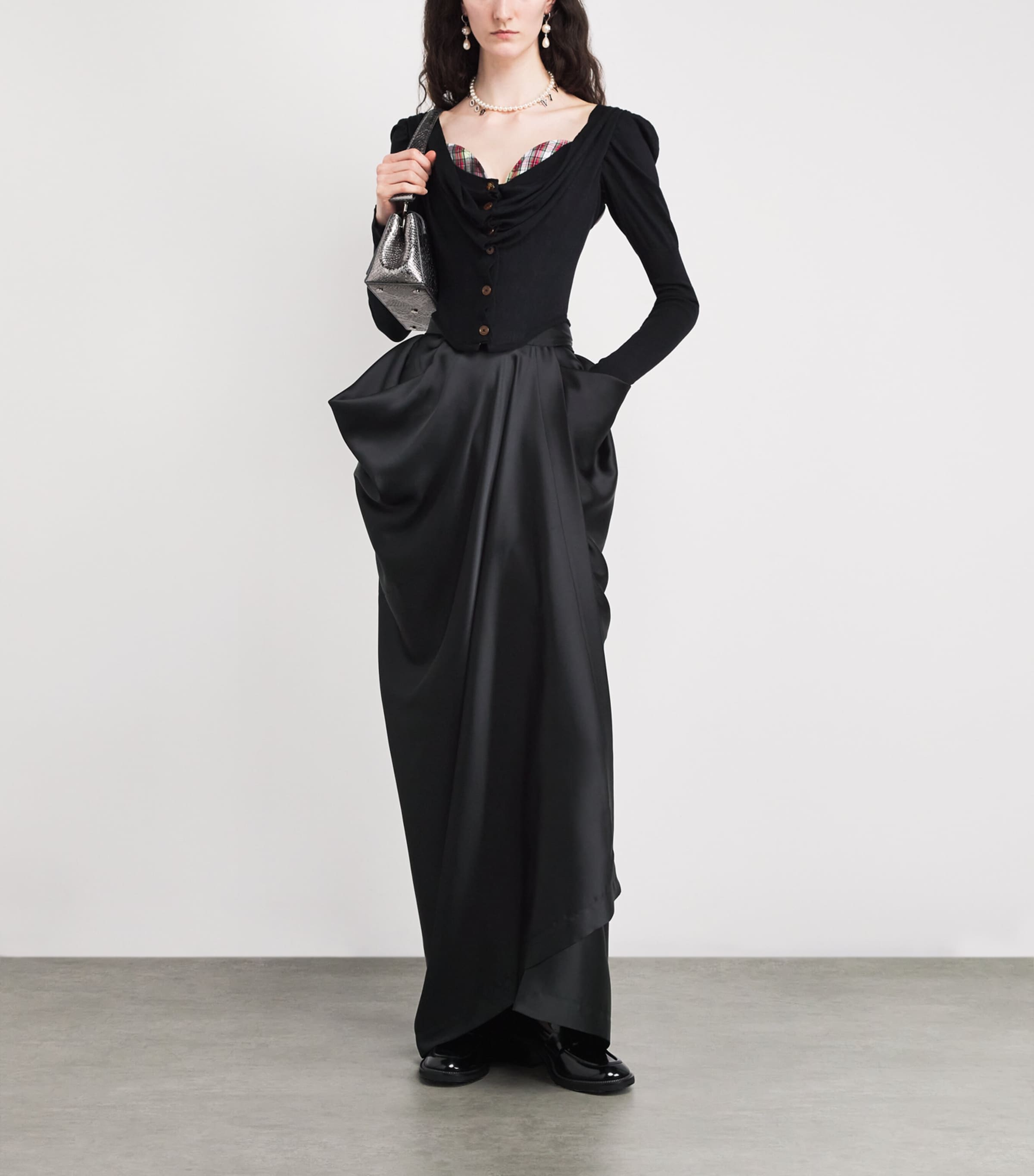 Vivienne Westwood Womens Kendall Maxi Skirt Black Image 2