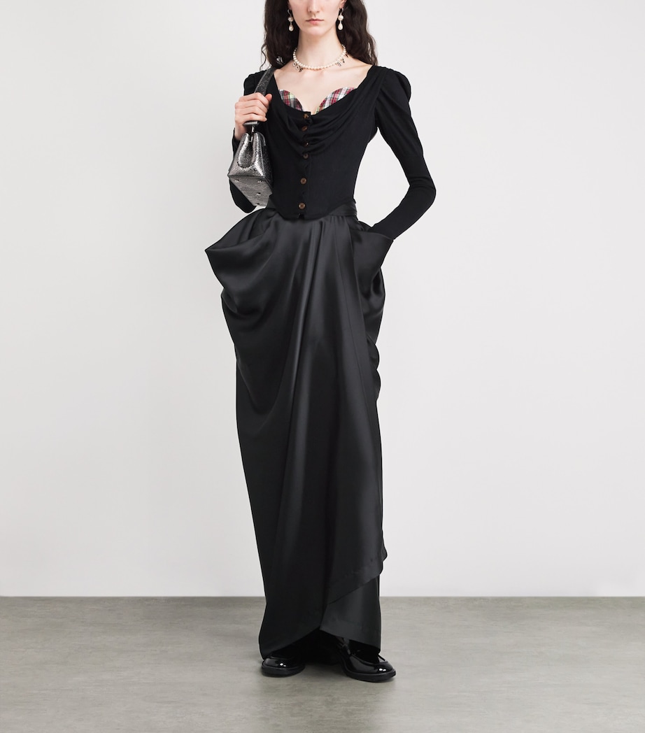 Vivienne Westwood Womens Kendall Maxi Skirt Black Image 2
