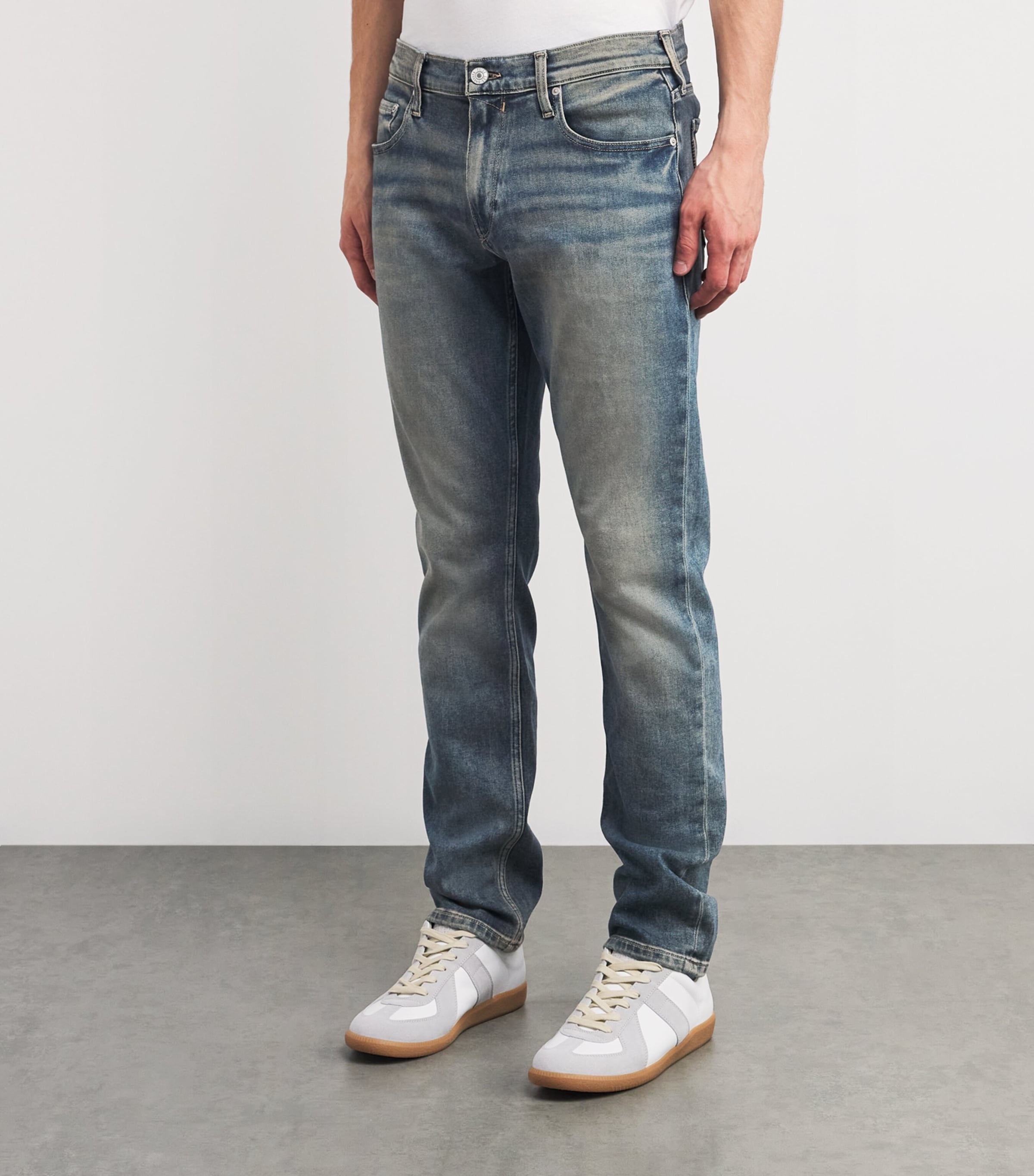 PAIGE Mens Federal Slim Jeans Kearnan Image 3