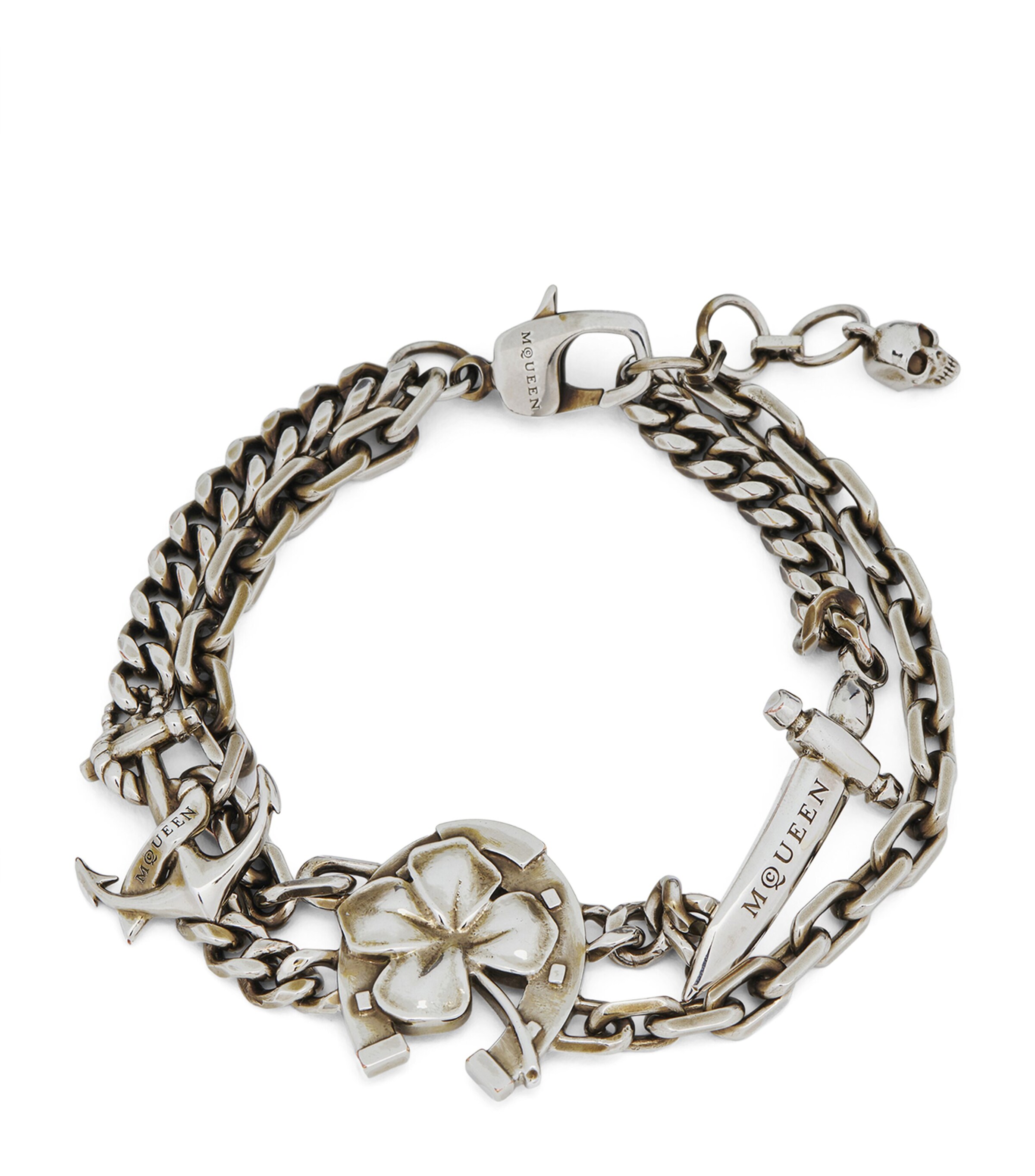 McQueen Charm Chain Bracelet | Fashion Jewellery | Bracelets | Men Accessories | Jewellery | Designers | McQueen