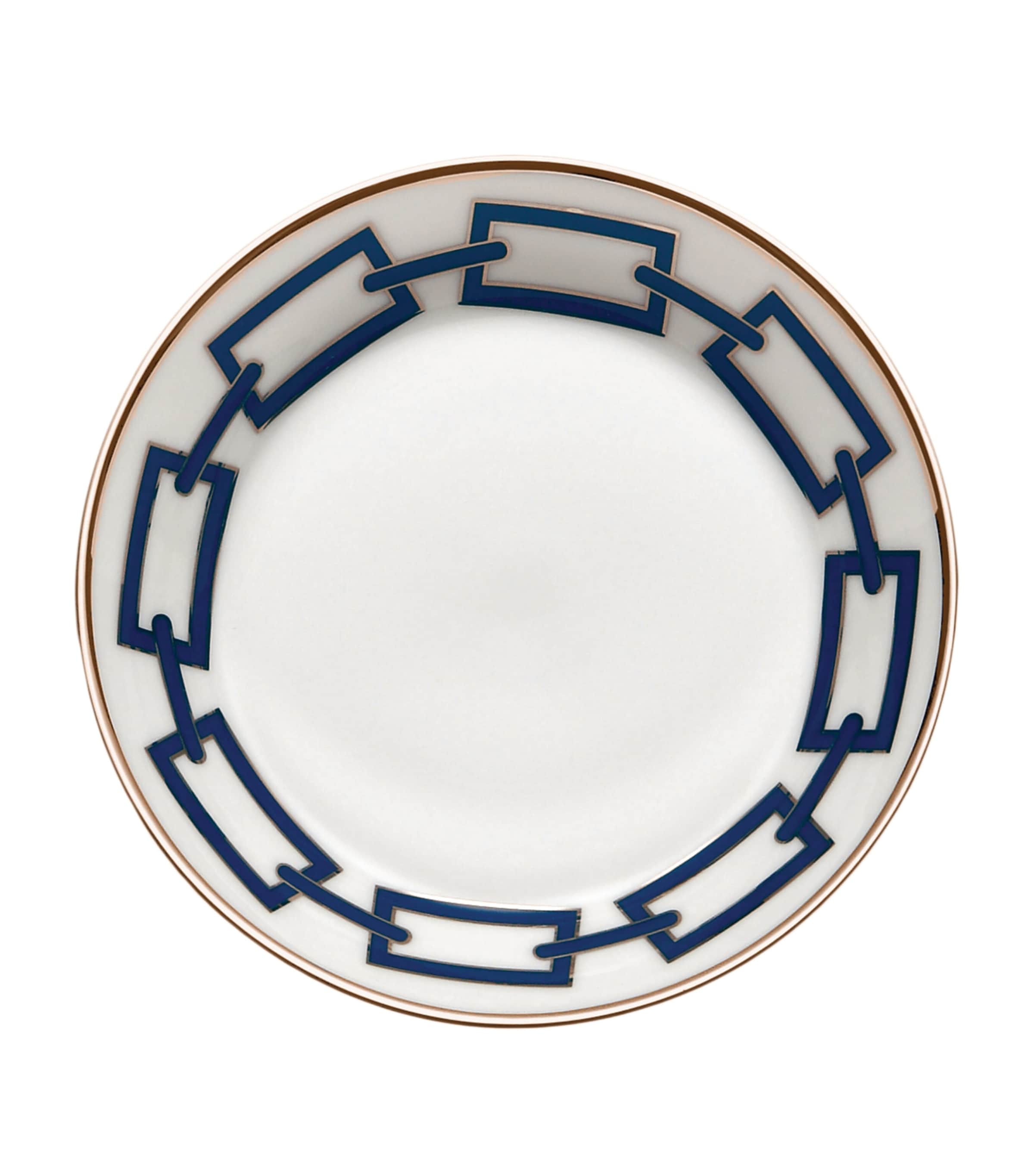 GINORI 1735 Catene Zaffiro Tea Saucer (13.5cm) | Dining | Tableware | Tea Cups & Saucers