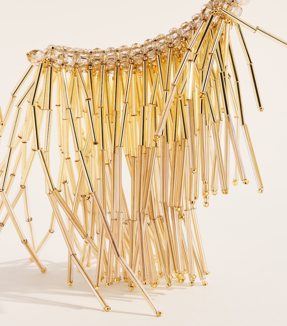 Coppola e Toppo Gold-Plated Fringe Sharon Necklace White/gold Image 3