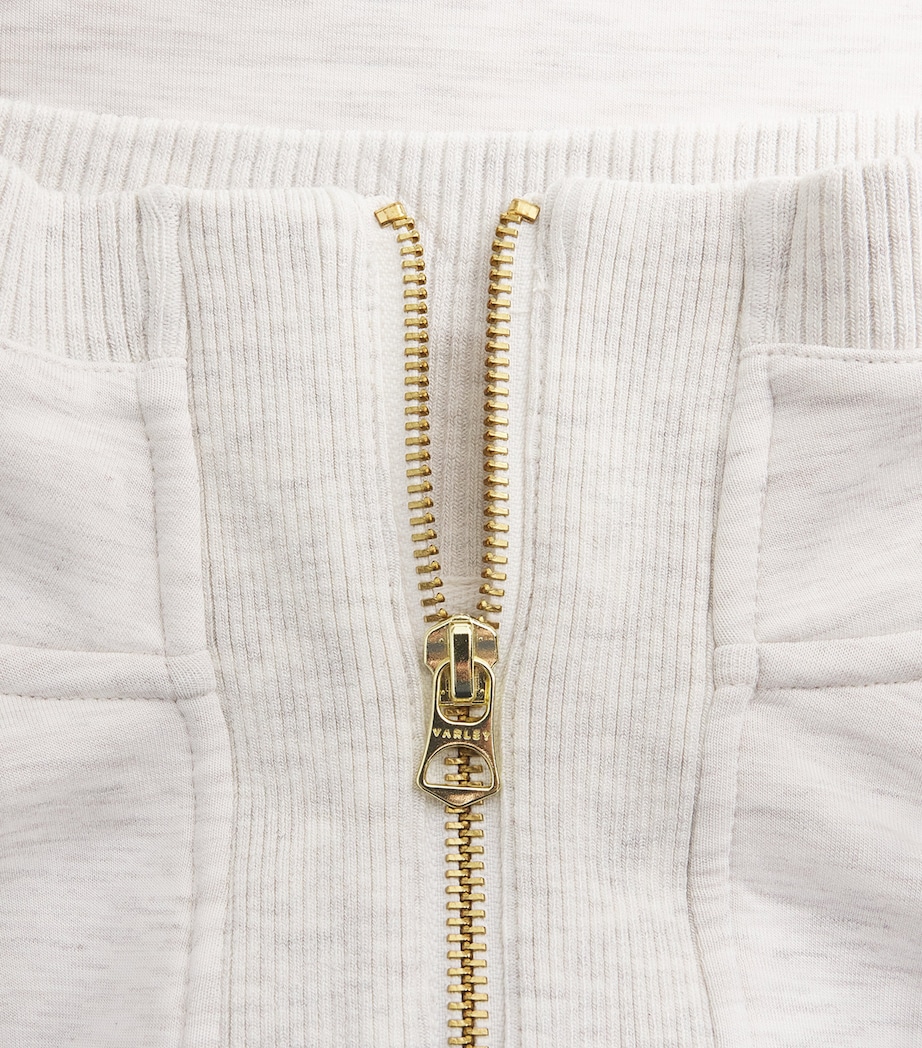 DoubleSoft Molly Half-Zip Sweatshirt IVORY MARL Image 5