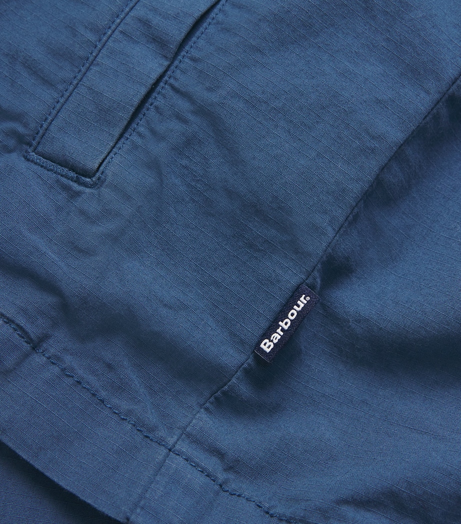 Cotton Ripstop Rickfell Overshirt DARK DENIM Image 5