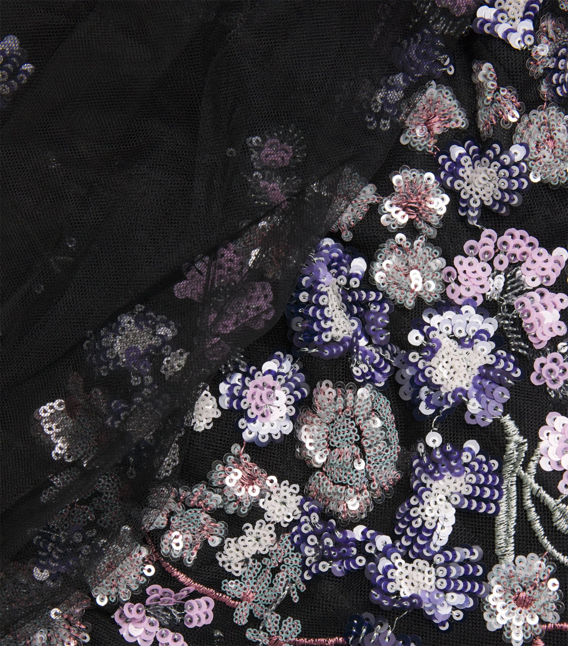 Embellished Off-The-Shoulder Gown SN0000 SNOWY BLK/MU Image 5