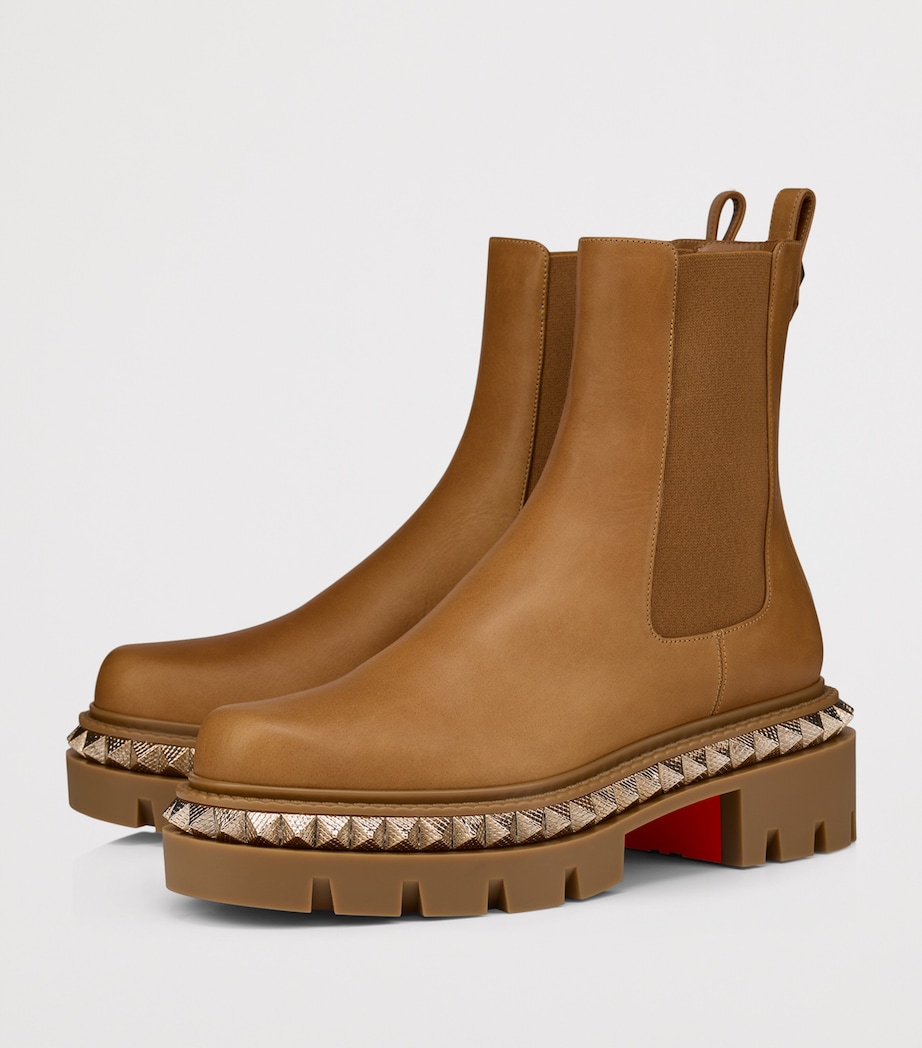 St Emilia Pyraclou Leather Chelsea Boots C562 Image 3
