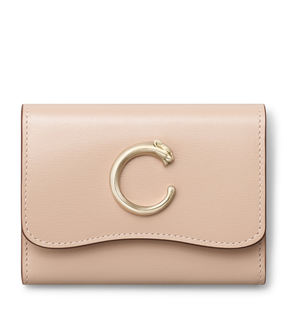 Cartier Leather Panthère de Cartier Wallet Peach Image 1