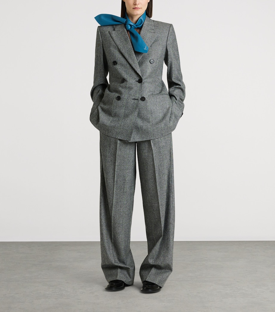 Givenchy Womens Wool Double-Breasted Blazer Image 7