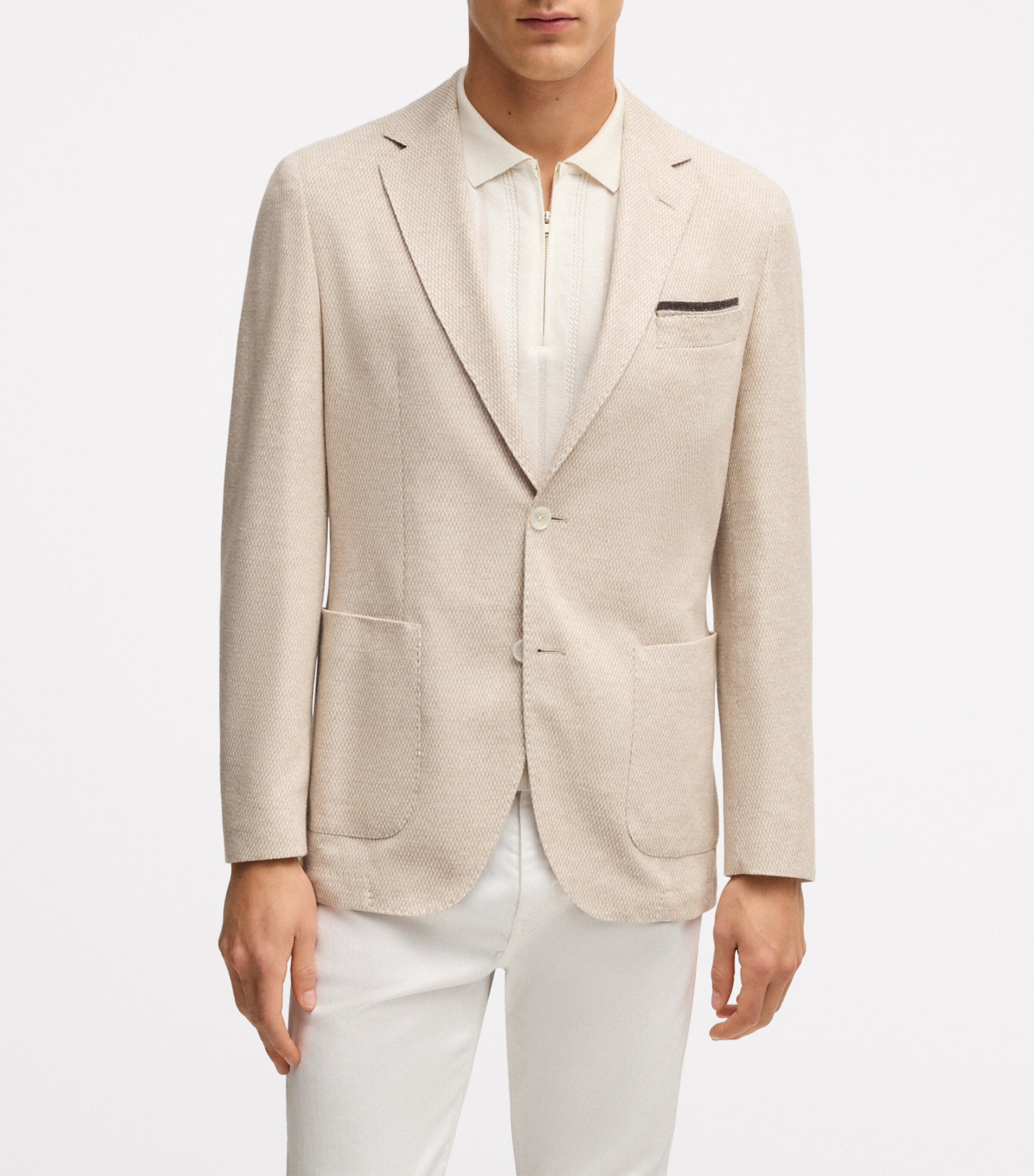 Linen-Silk Pocket Square 207 Image 2