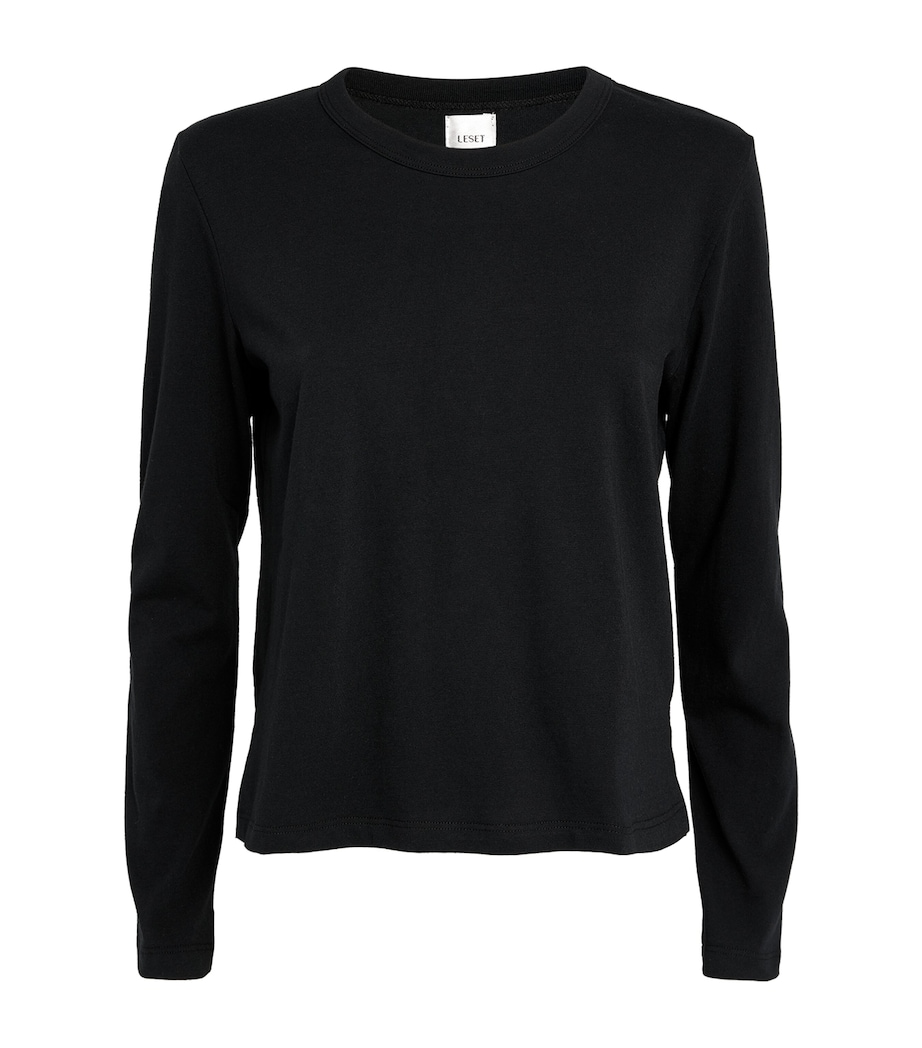 Long-Sleeved Maya T-Shirt BLACK Image 1
