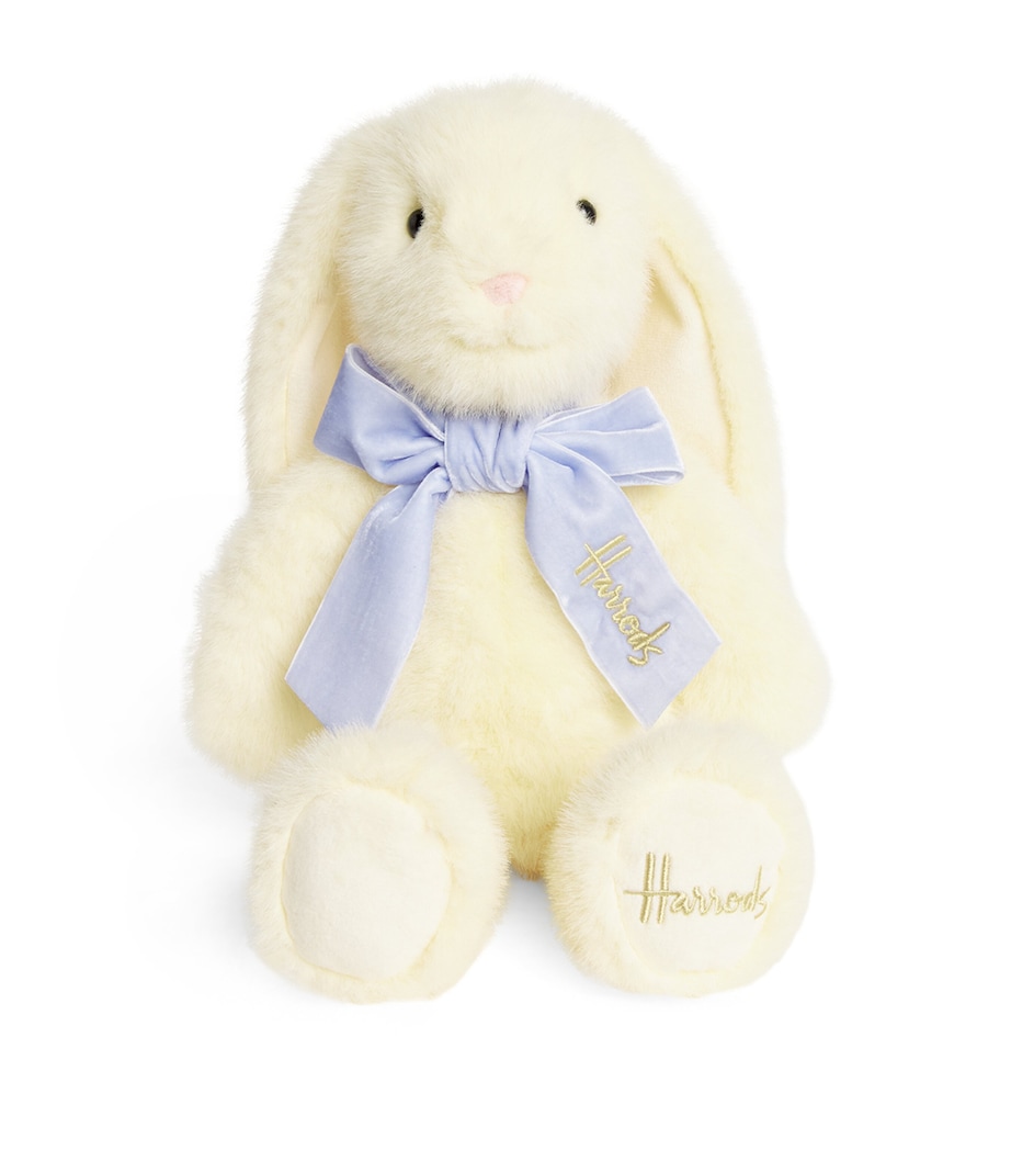 Harrods Bow-Tie Bunny (38cm) Ivory Image 1