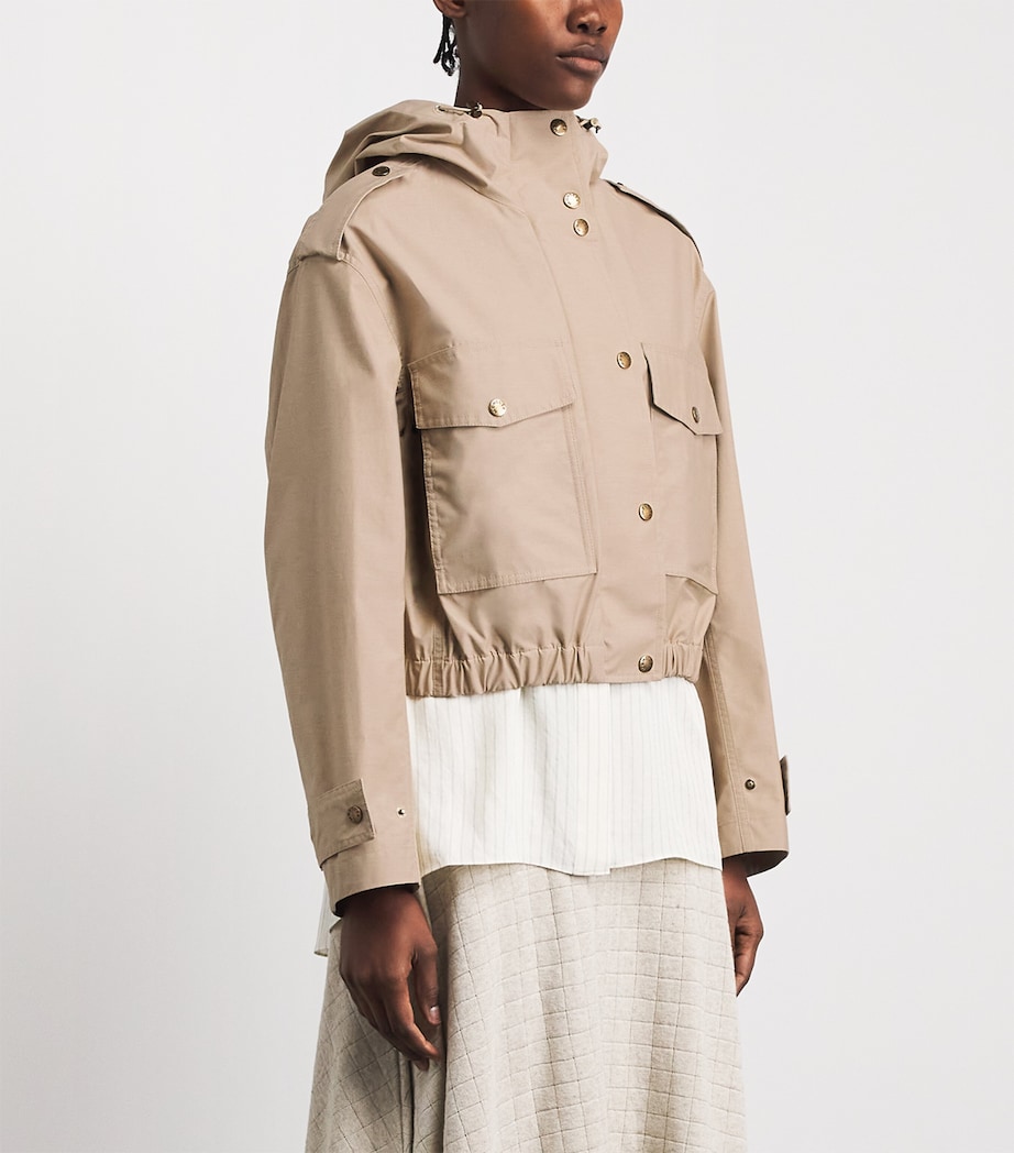 Moncler Womens Hooded Carex Jacket Image 4