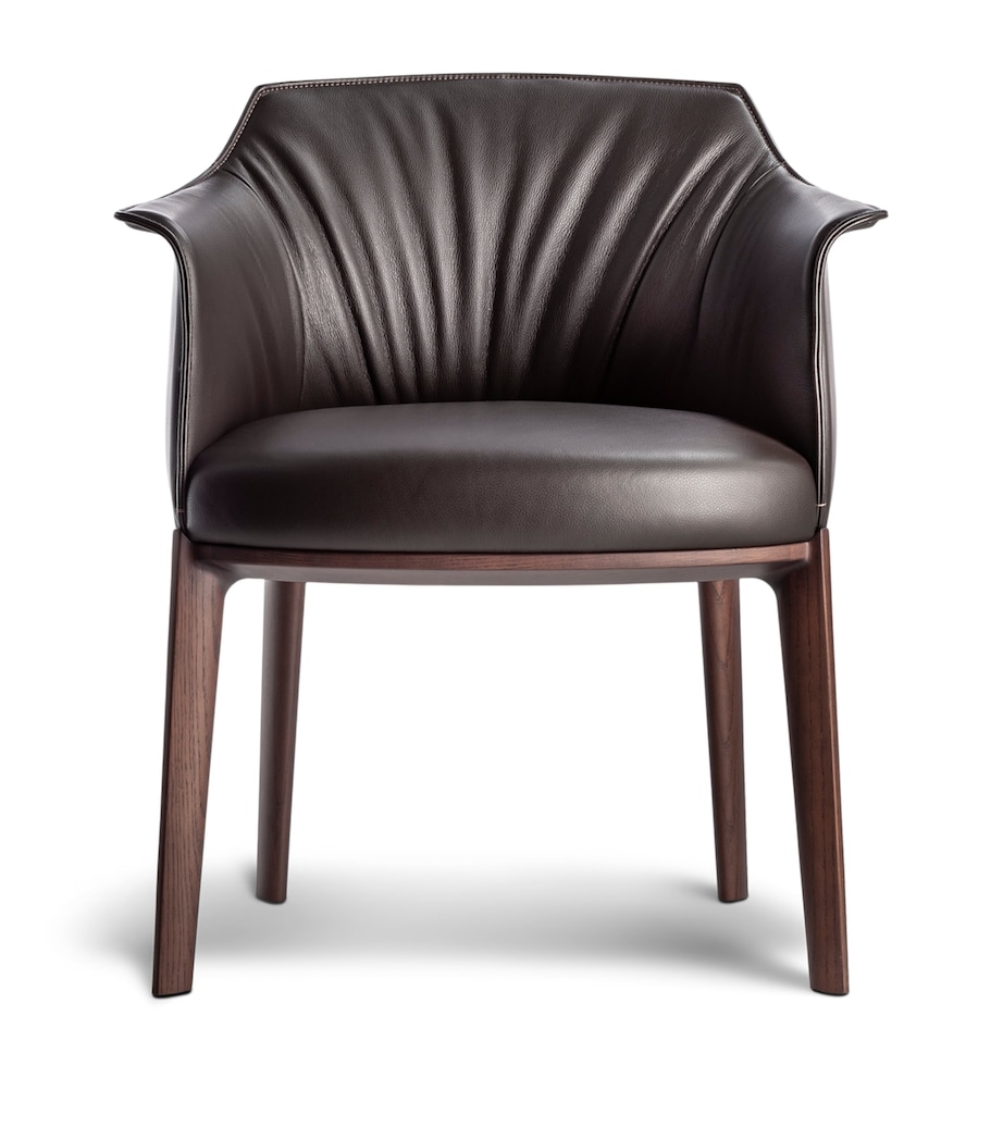 Poltrona Frau Archibald Dining Chair Pelle Sc/il Image 1