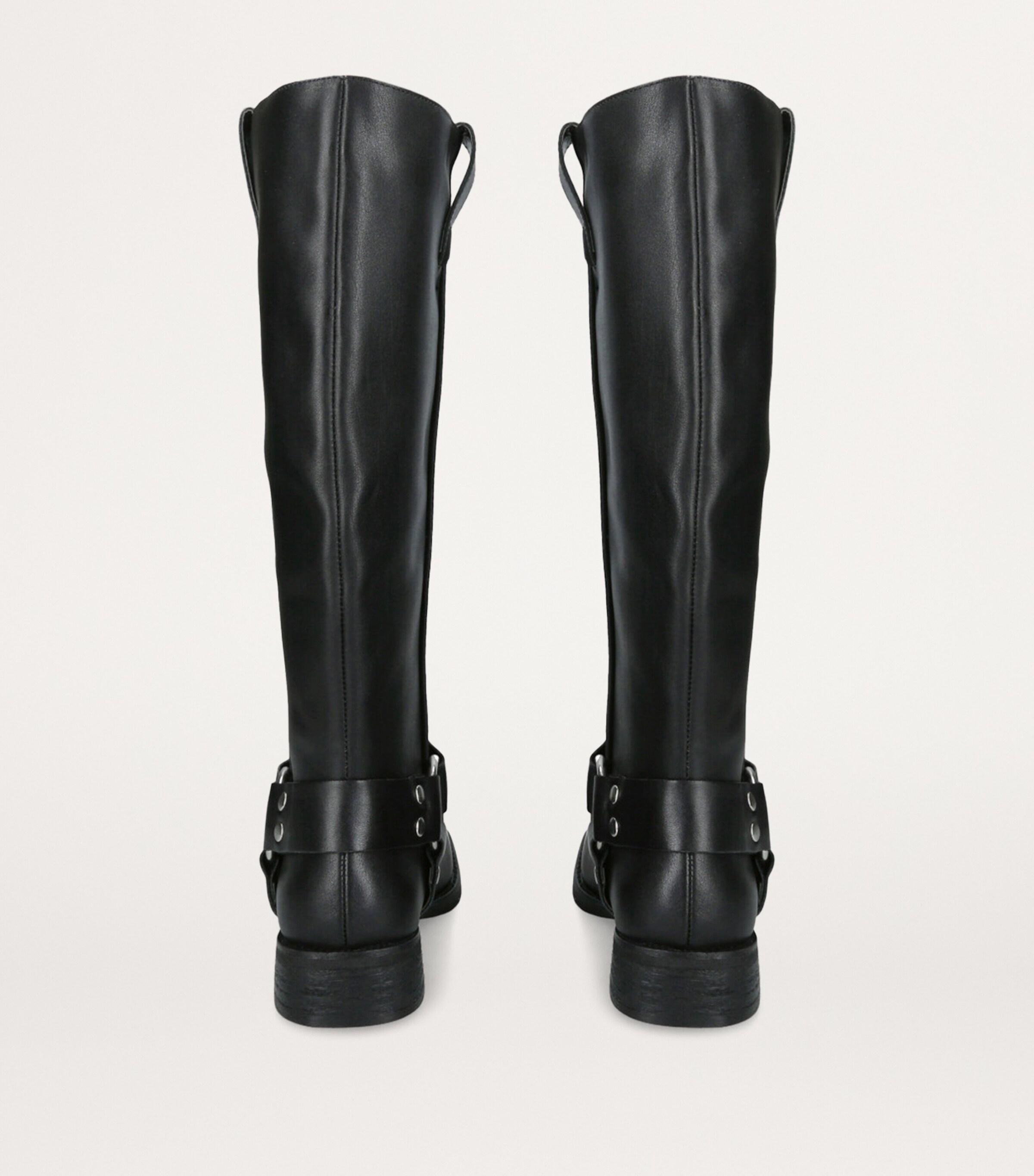 Steve Madden Black Leather Rodeo Drive Knee-High Boots | Harrods US