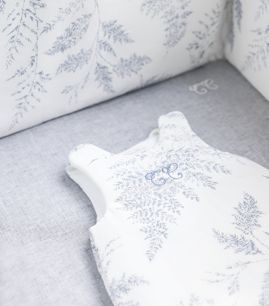 Toile de Jouy Adjustable Valance 50 BLEU CHAMBRAY Image 2