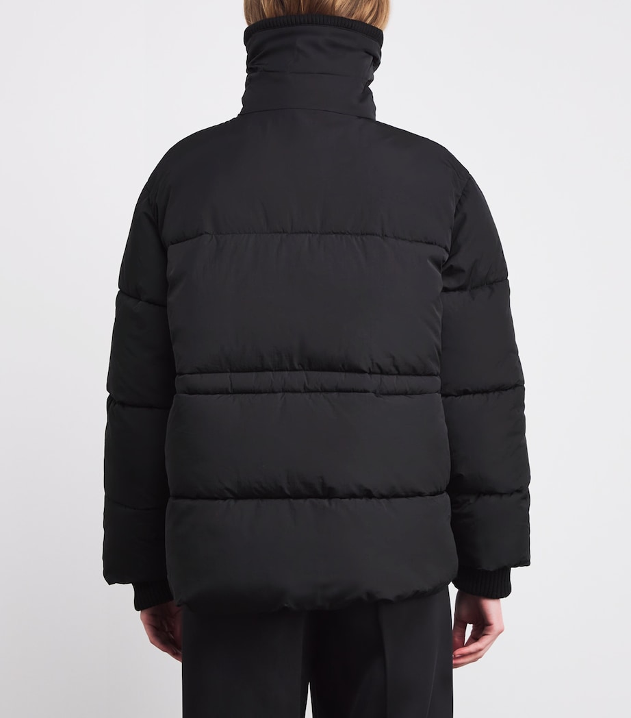 Padded Puffer Jacket BLACK Image 4