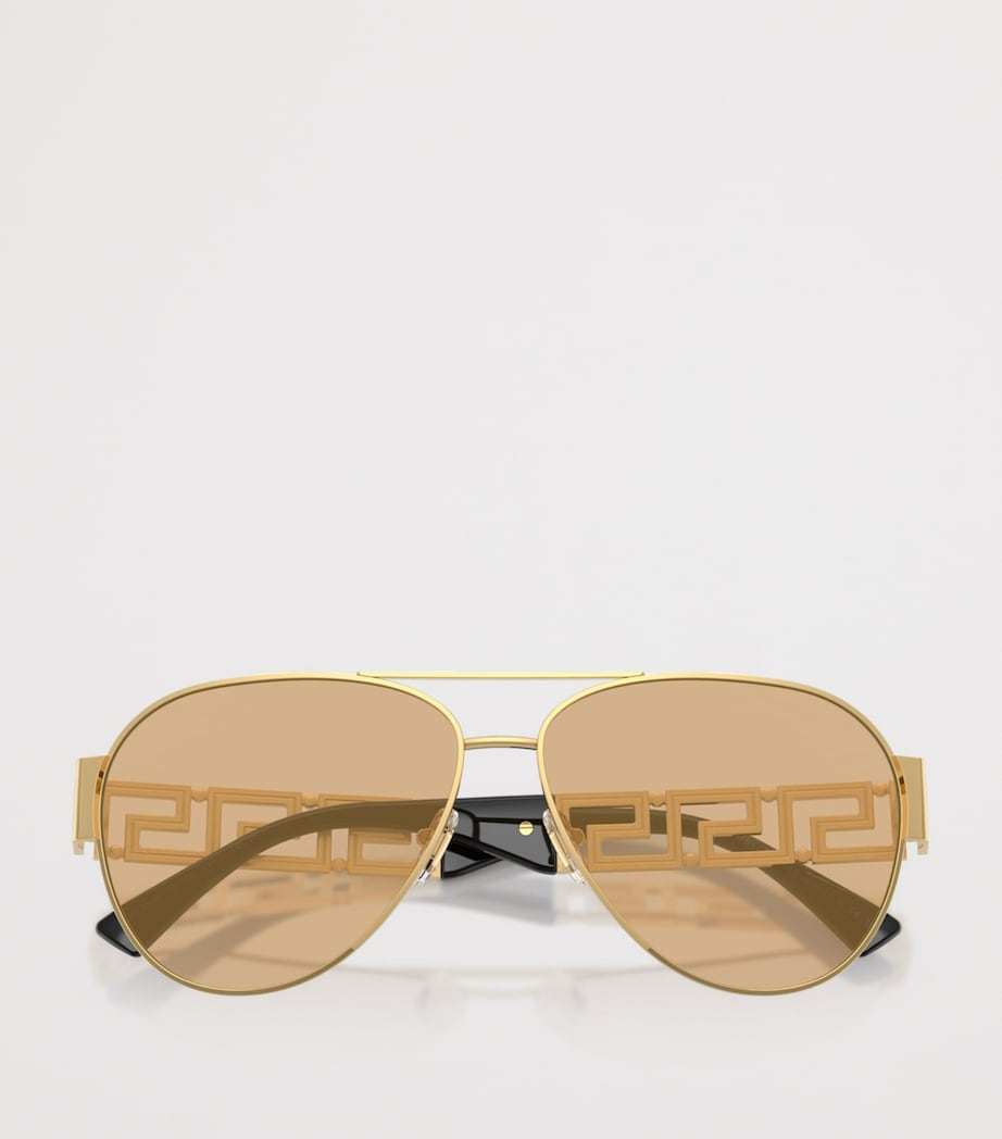 Versace Metal VE2289 Pilot Sunglasses Image 5