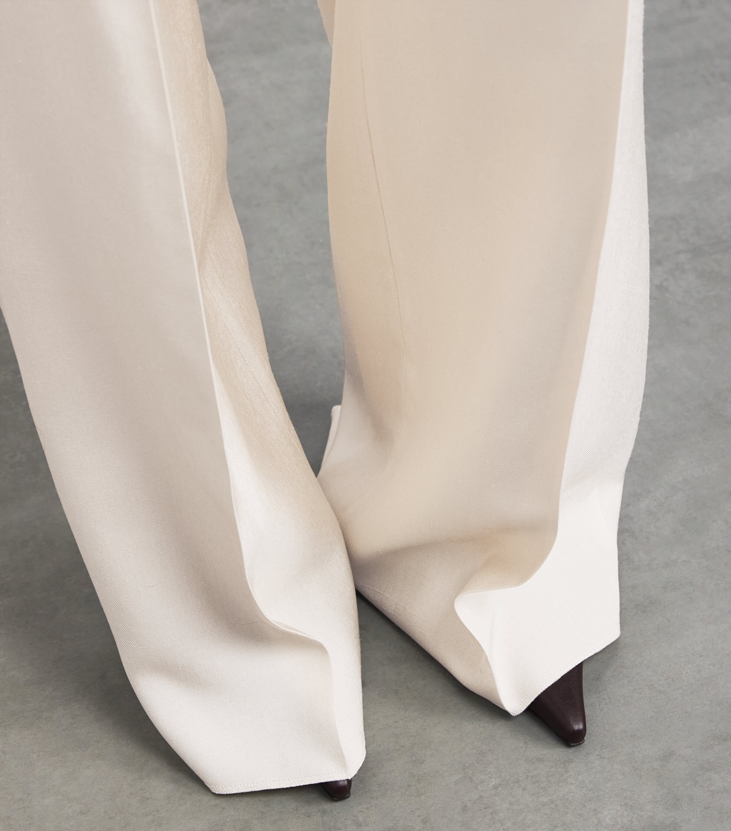Linen-Cotton Tailored Trousers BUT179 BUTTER Image 6