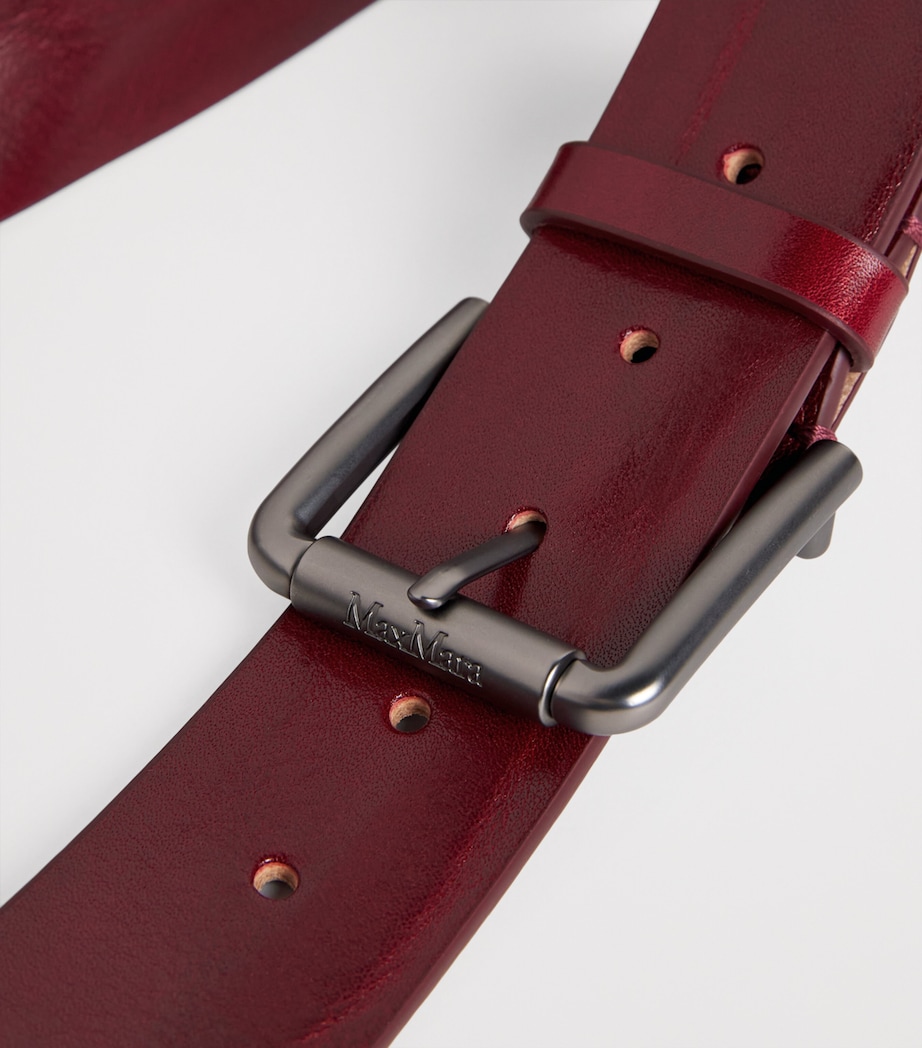 Leather Belt ANTIQUE ROSE Image 5