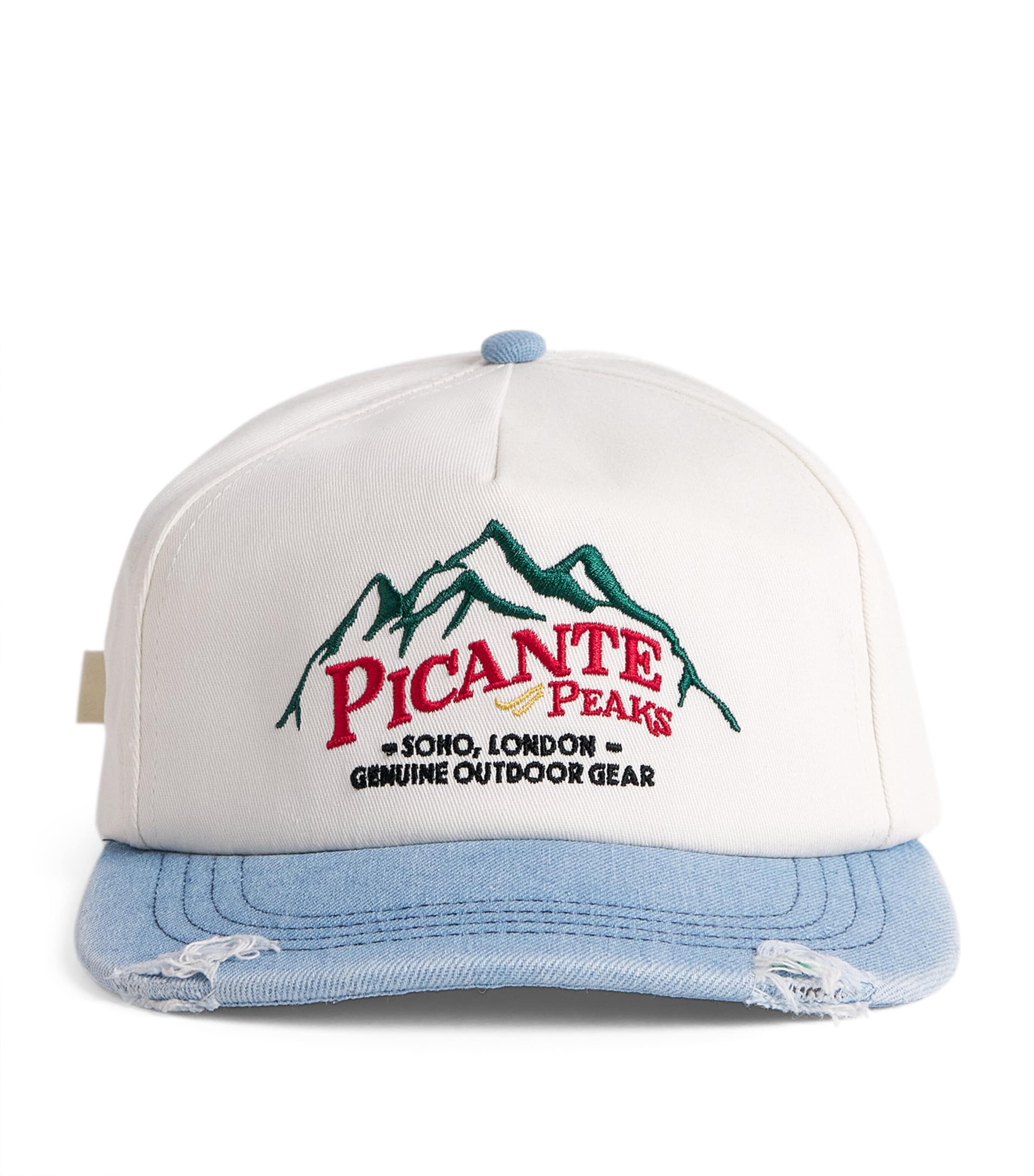 Picante Peaks Crew Cap Ivory / Light Blue Image 1