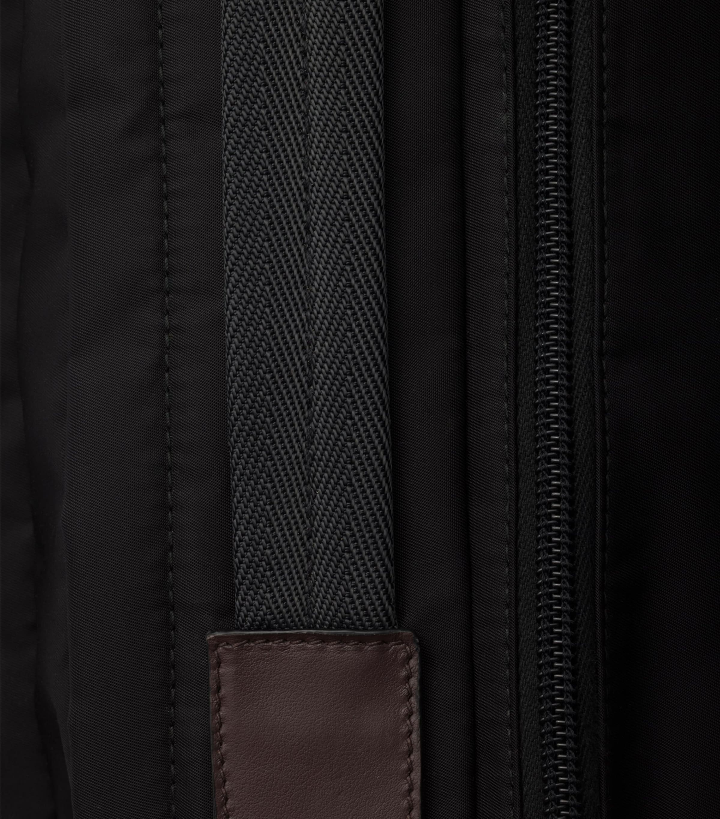 Re-Nylon and Leather Shoulder Bag F0002 Image 6