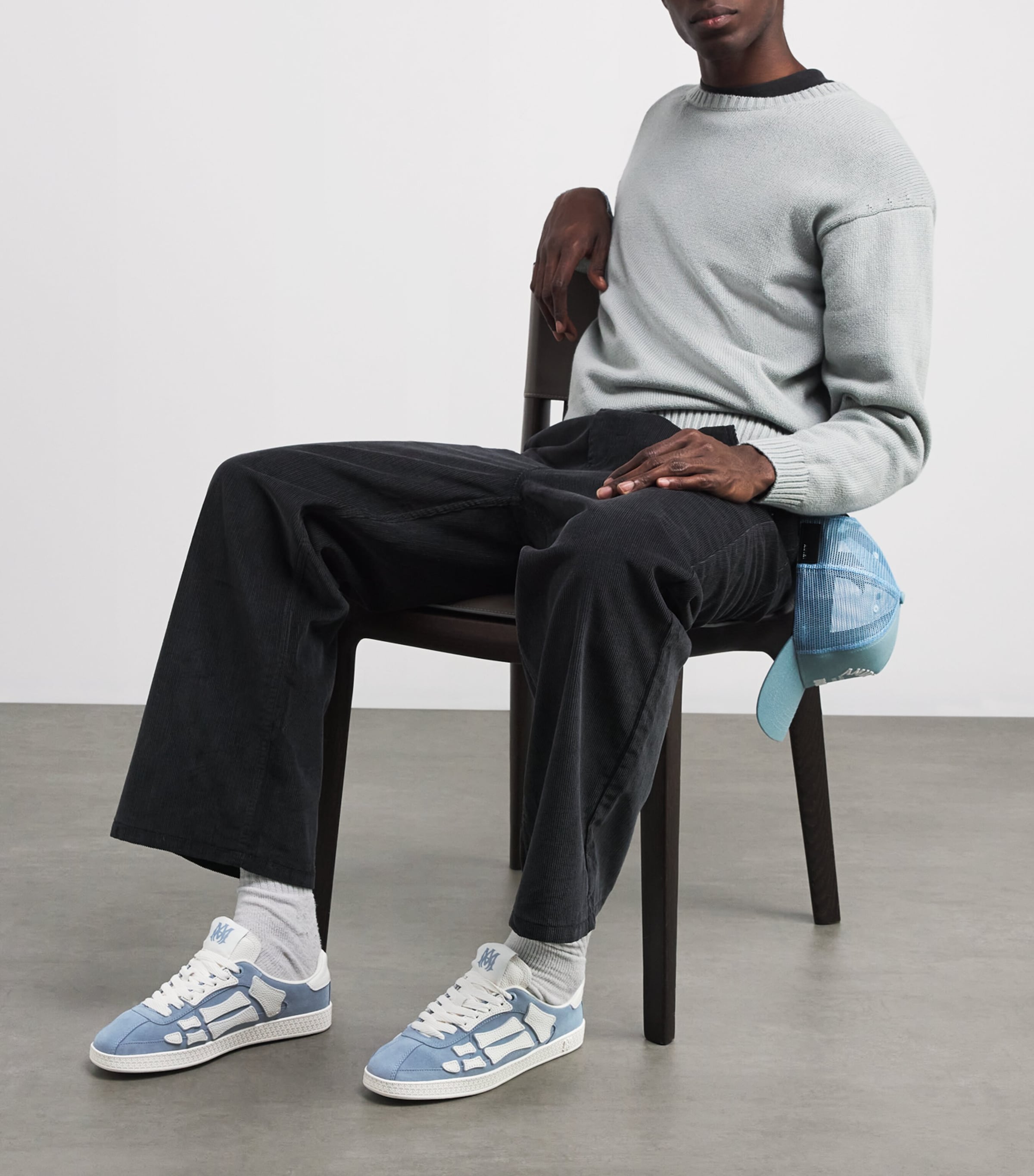【送料&関税込】AMIRI Pacific Sneakers In White Leather AMIRI Pacific Sneakers In White Leather | italist