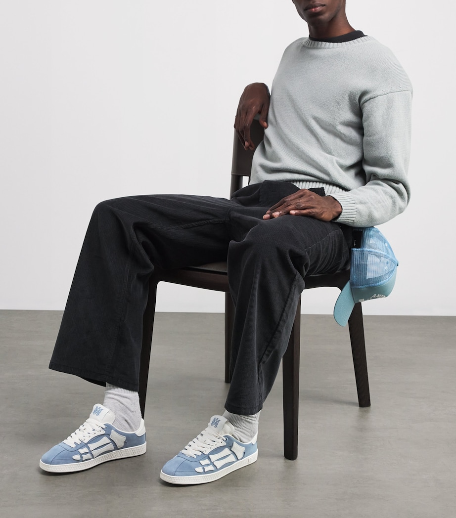 Leather Pacific Bones Sneakers ASHLEY BLUE Image 2