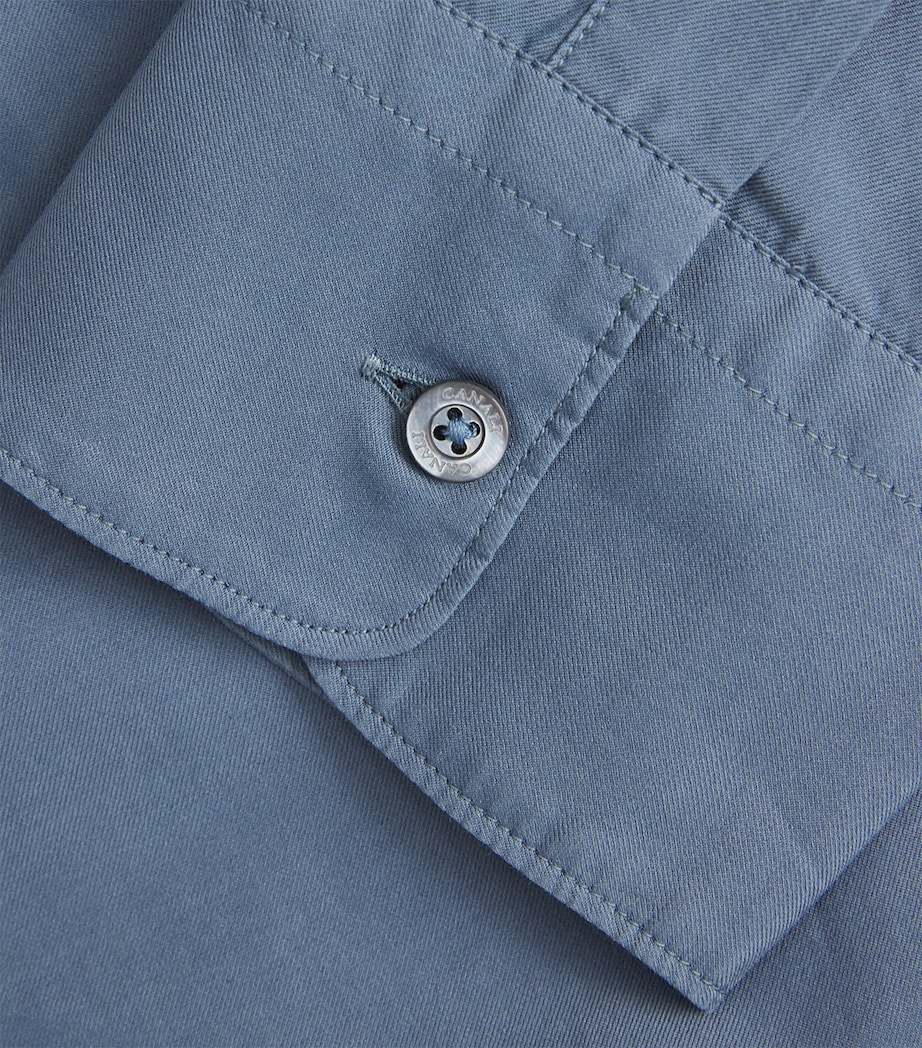 Canali Mens Cotton-Silk Shirt Image 6