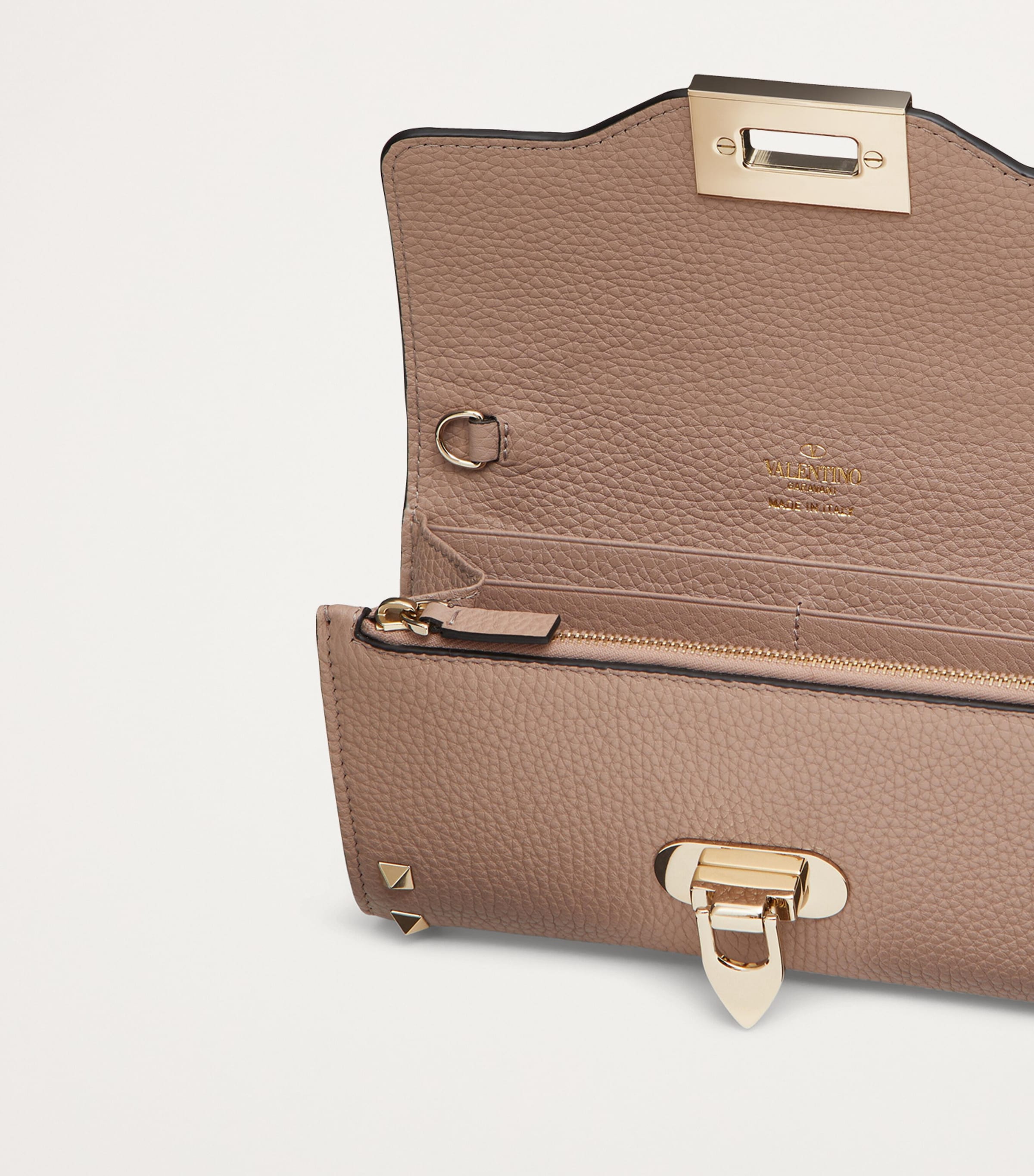 Leather Rockstud Chain Wallet P45 Image 7