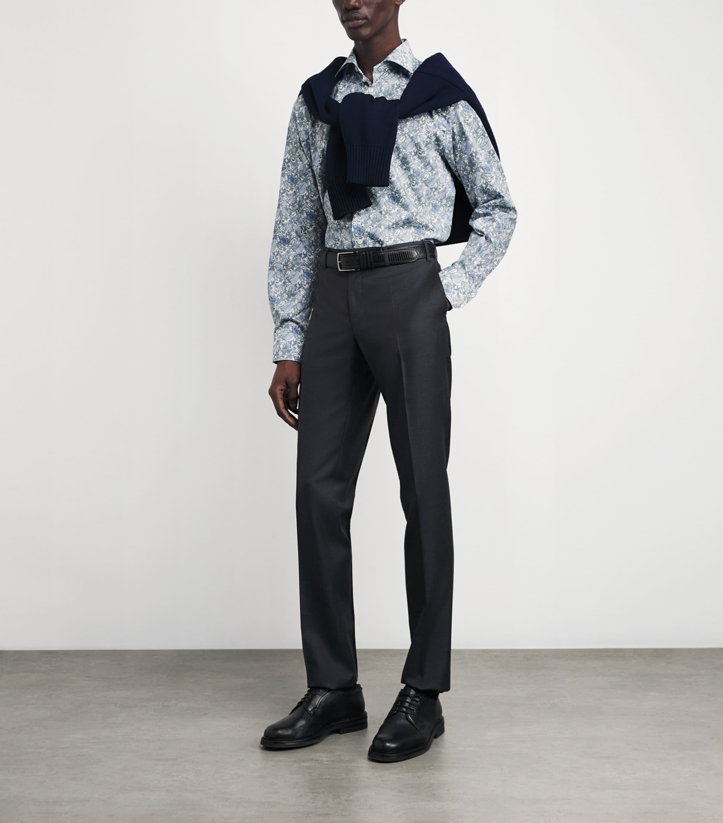 Signature Twill Floral Shirt MID GREEN Image 2