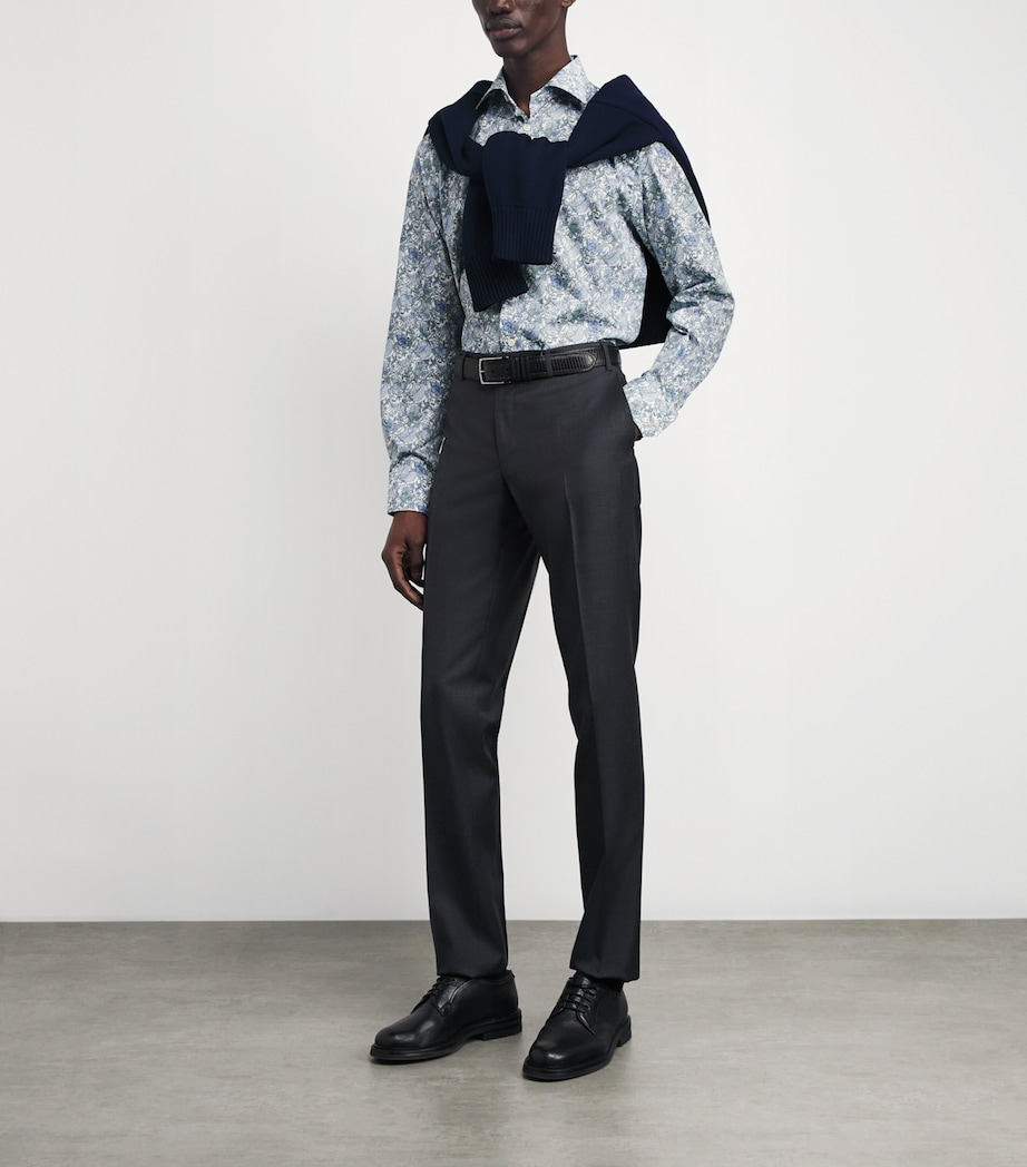 Signature Twill Floral Shirt MID GREEN Image 2