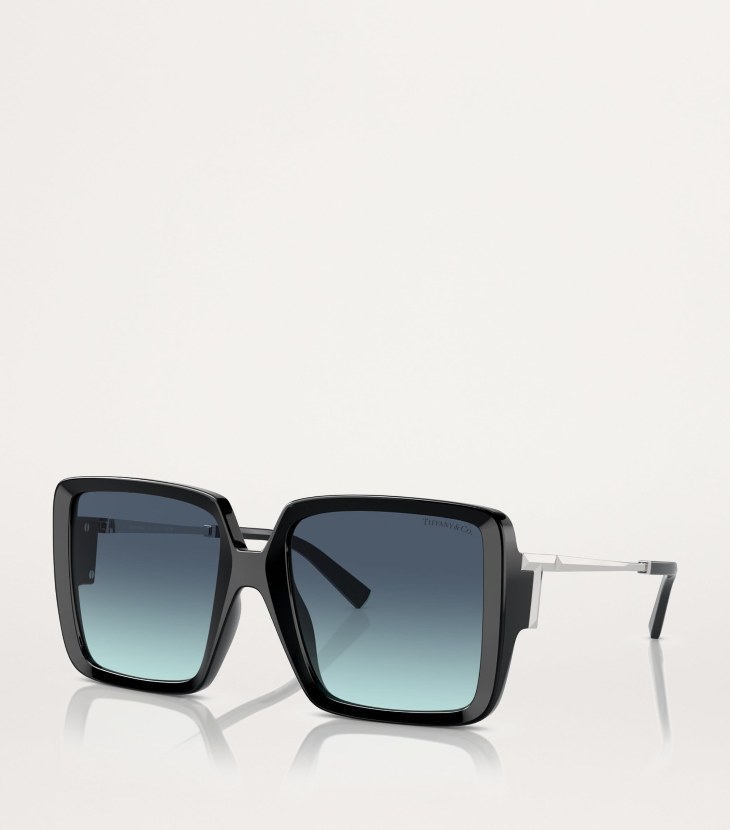 Injected Square Oversized Sunglasses 83429S Image 2