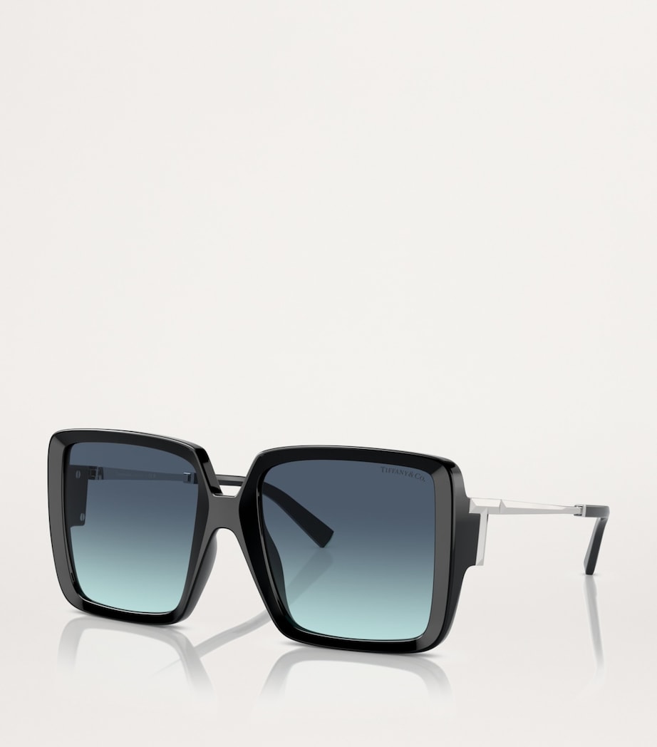 Injected Square Oversized Sunglasses 83429S Image 2