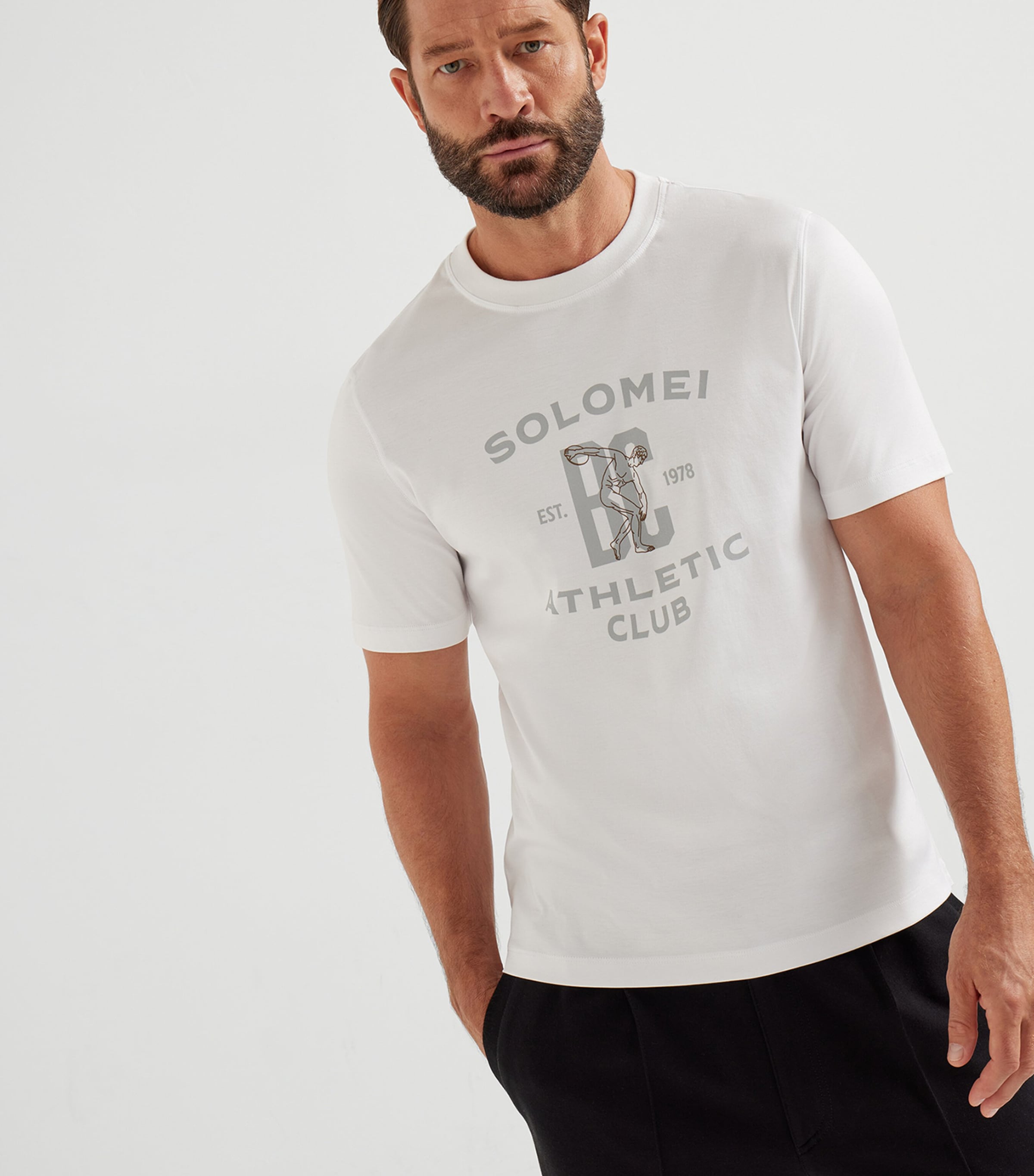 Cotton Graphic T-Shirt C6159 Image 2