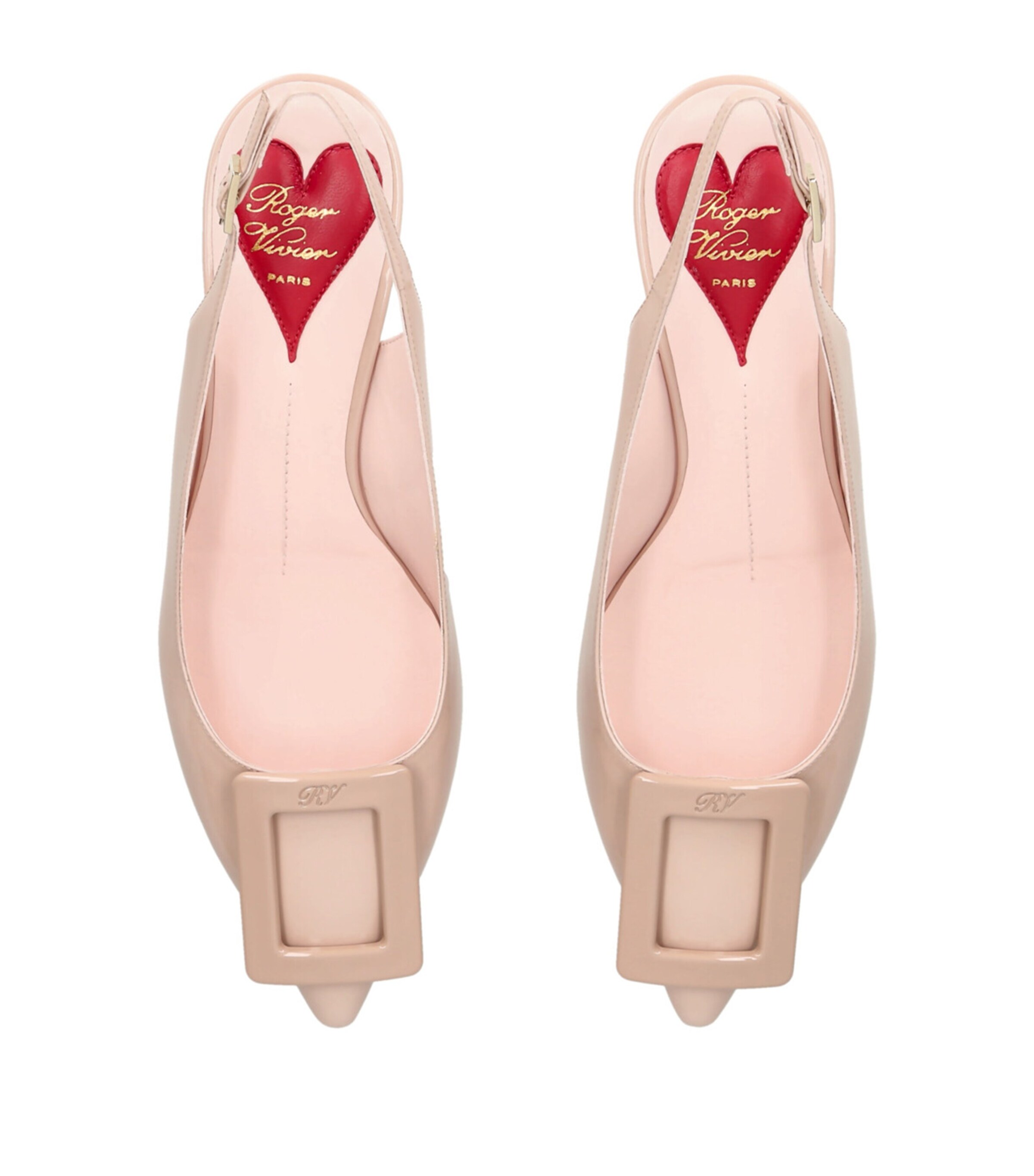 Roger Vivier Virgule Slingback Pumps 55 Beige Image 4