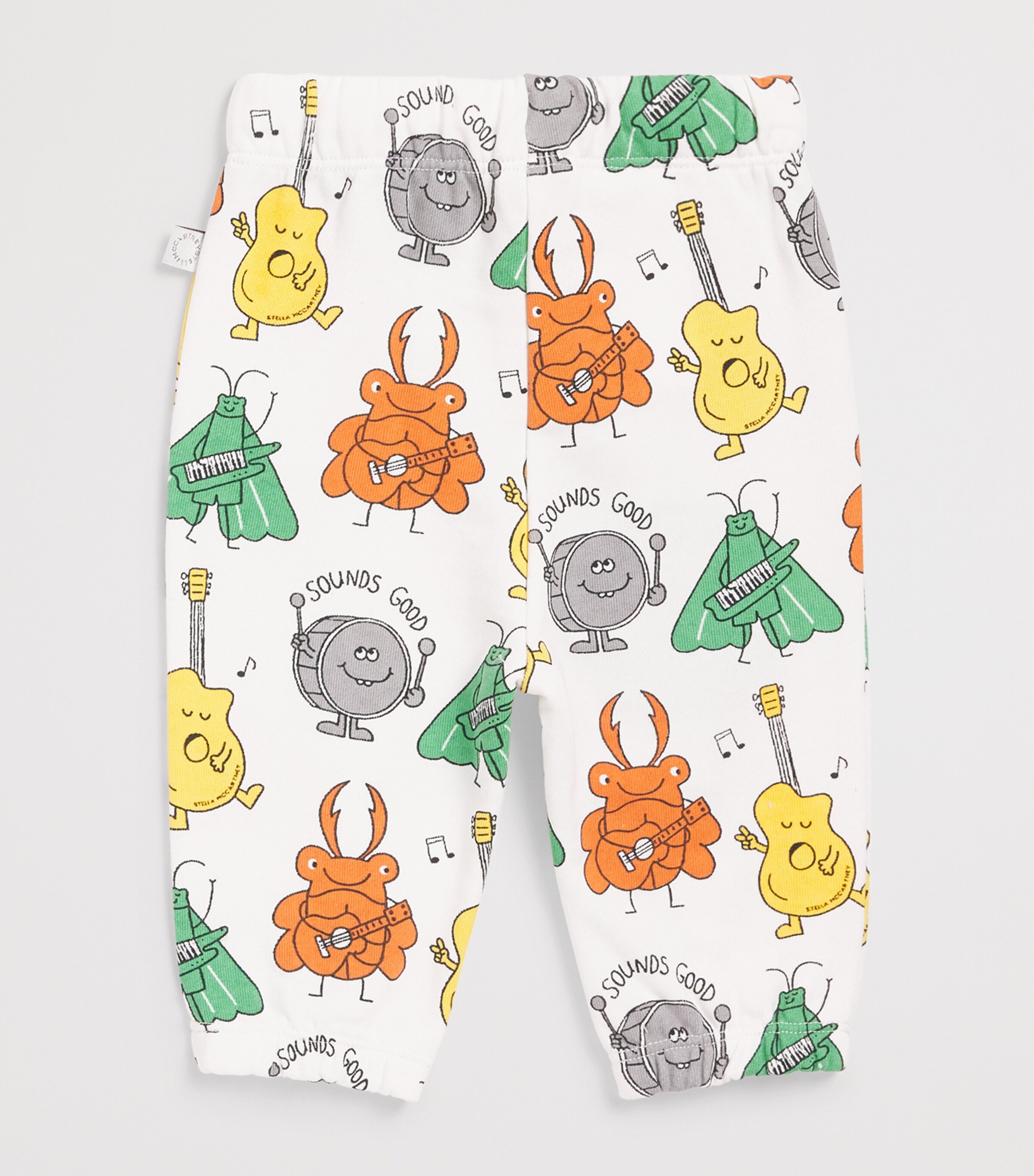 Stella McCartney Kids Organic Cotton Bug and Band Sweatpants (3-36 Months) Image 2