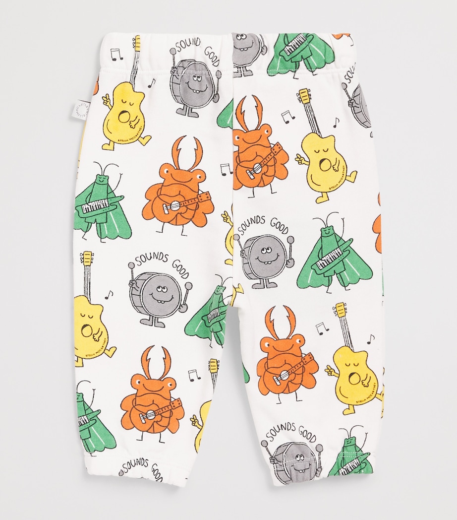Stella McCartney Kids Organic Cotton Bug and Band Sweatpants (3-36 Months) Image 2