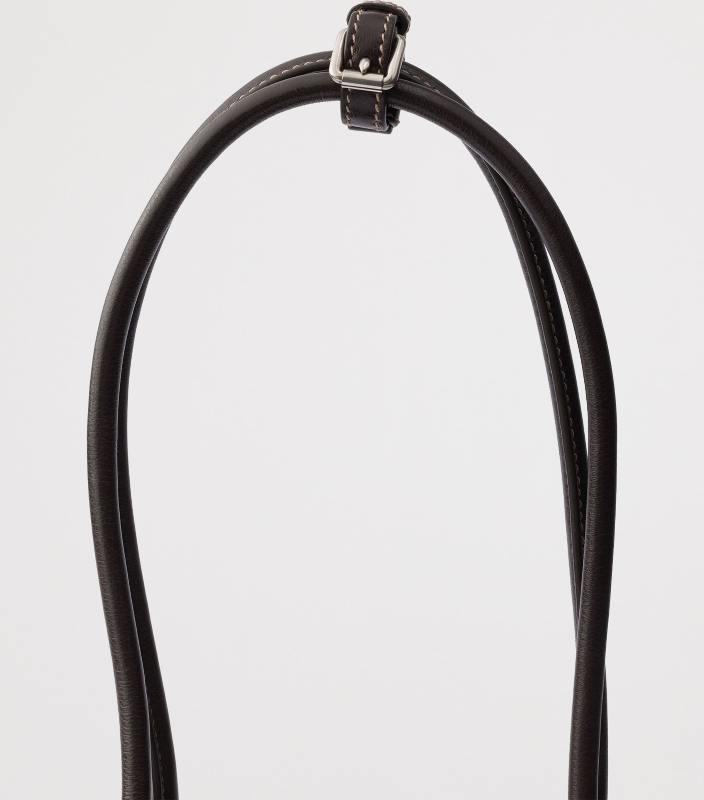 Prada Womens Medium Bonnie Corduroy and Leather Top-Handle Bag Brown Image 7