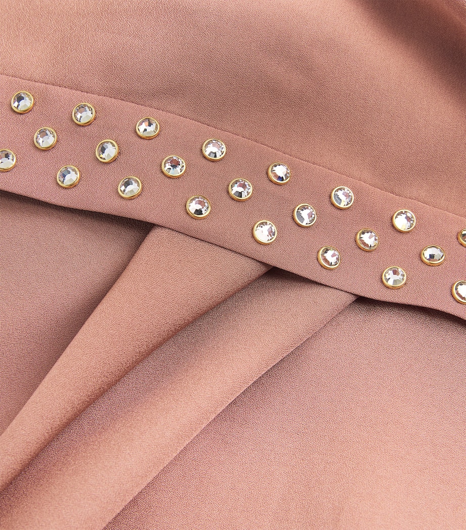 Rose Collection Embellished Maxi Dress 5765 DUSTY ROSE Image 5